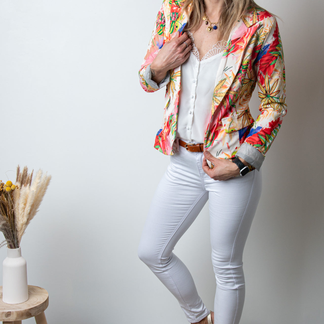 Blazer tropical femme