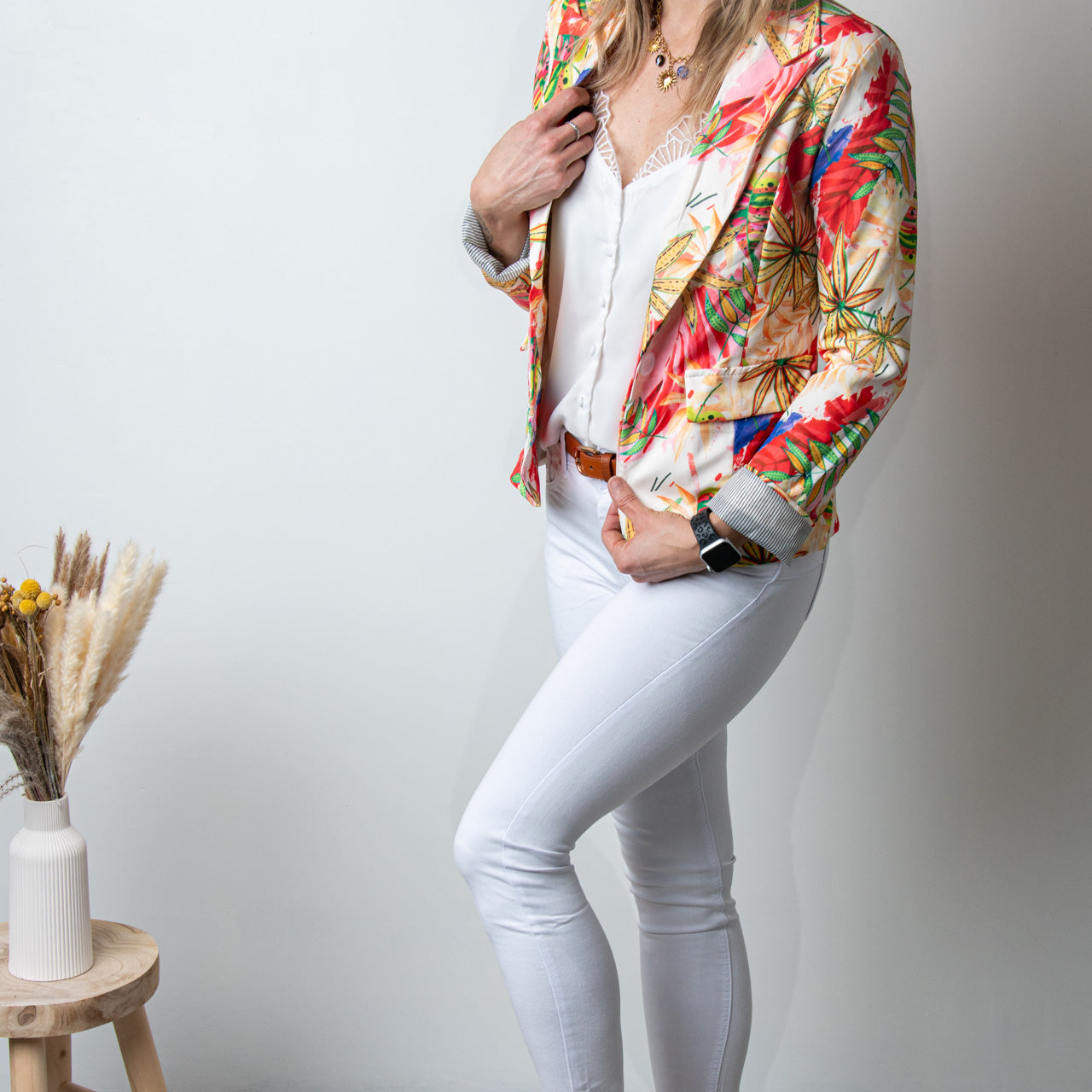 Blazer tropical femme