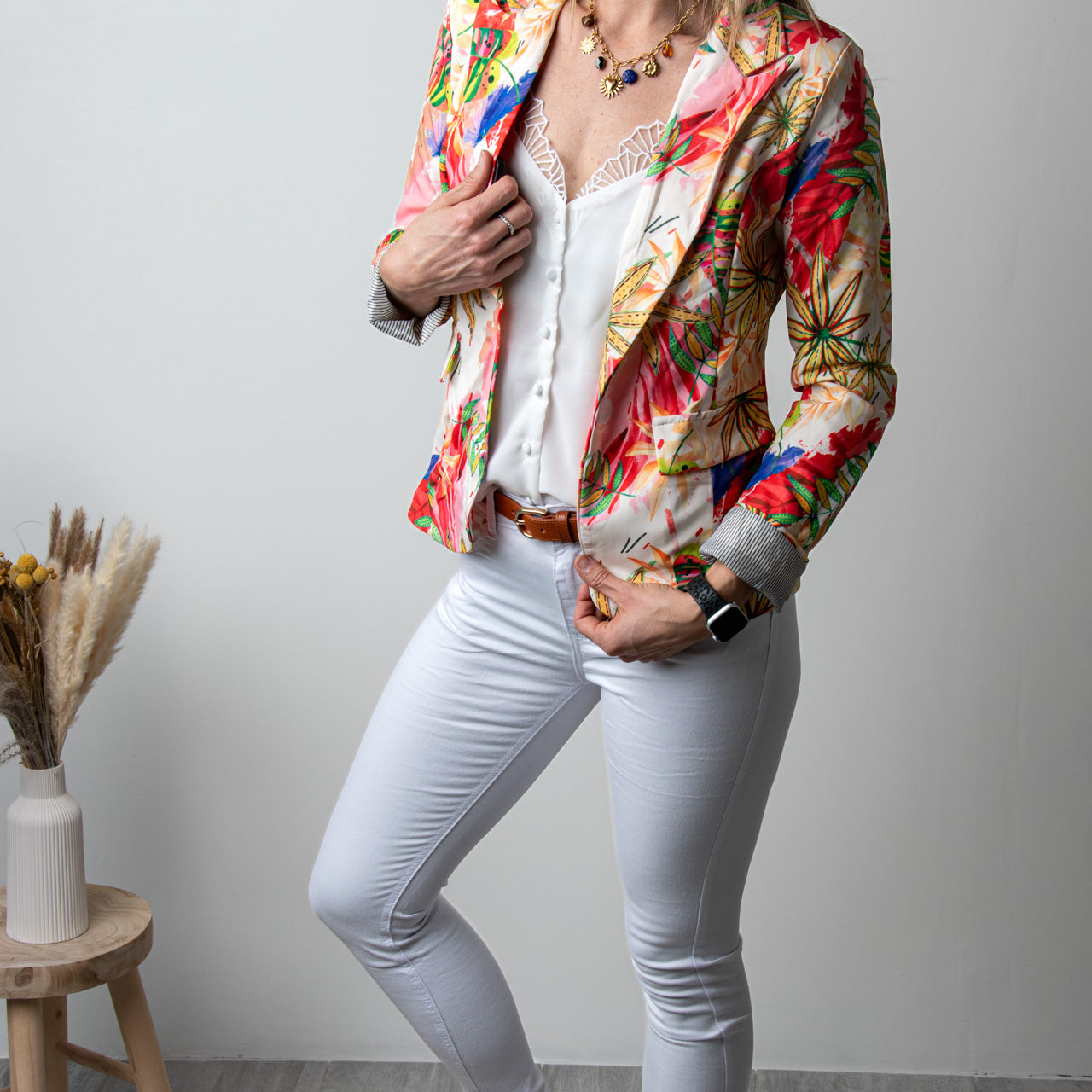 Blazer tropical femme