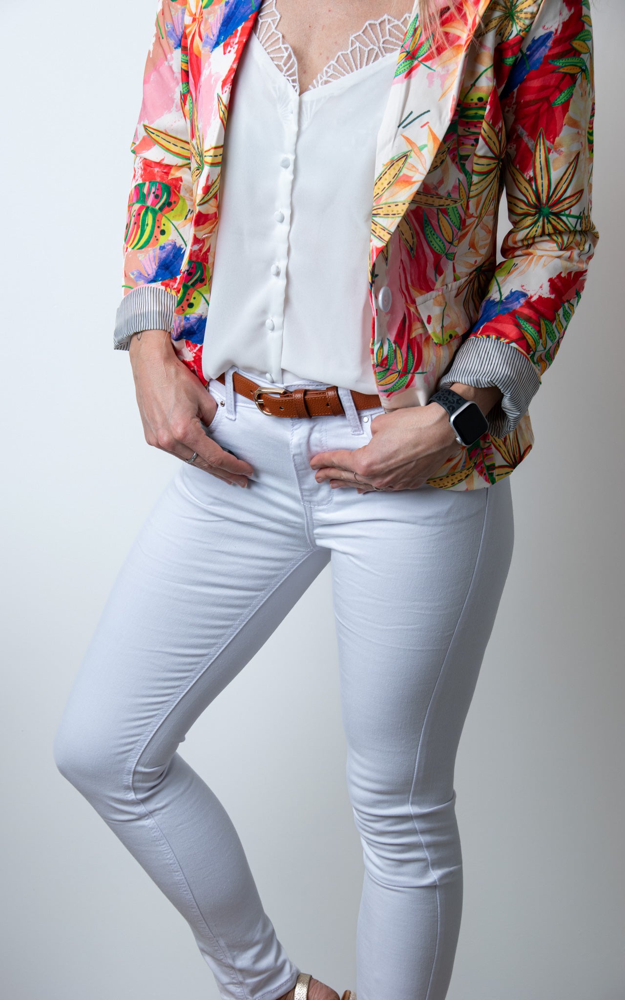 Blazer tropical femme