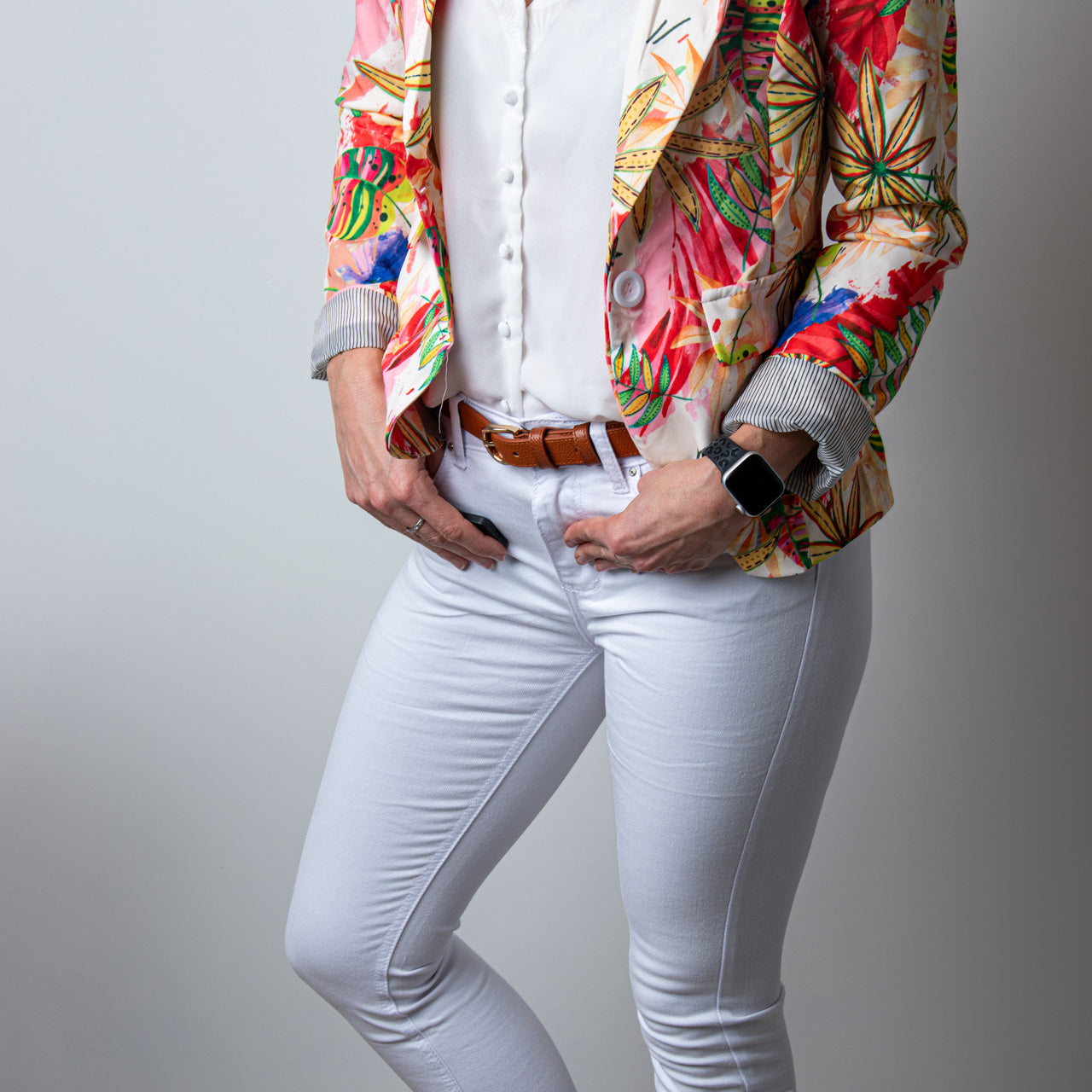 Blazer tropical femme
