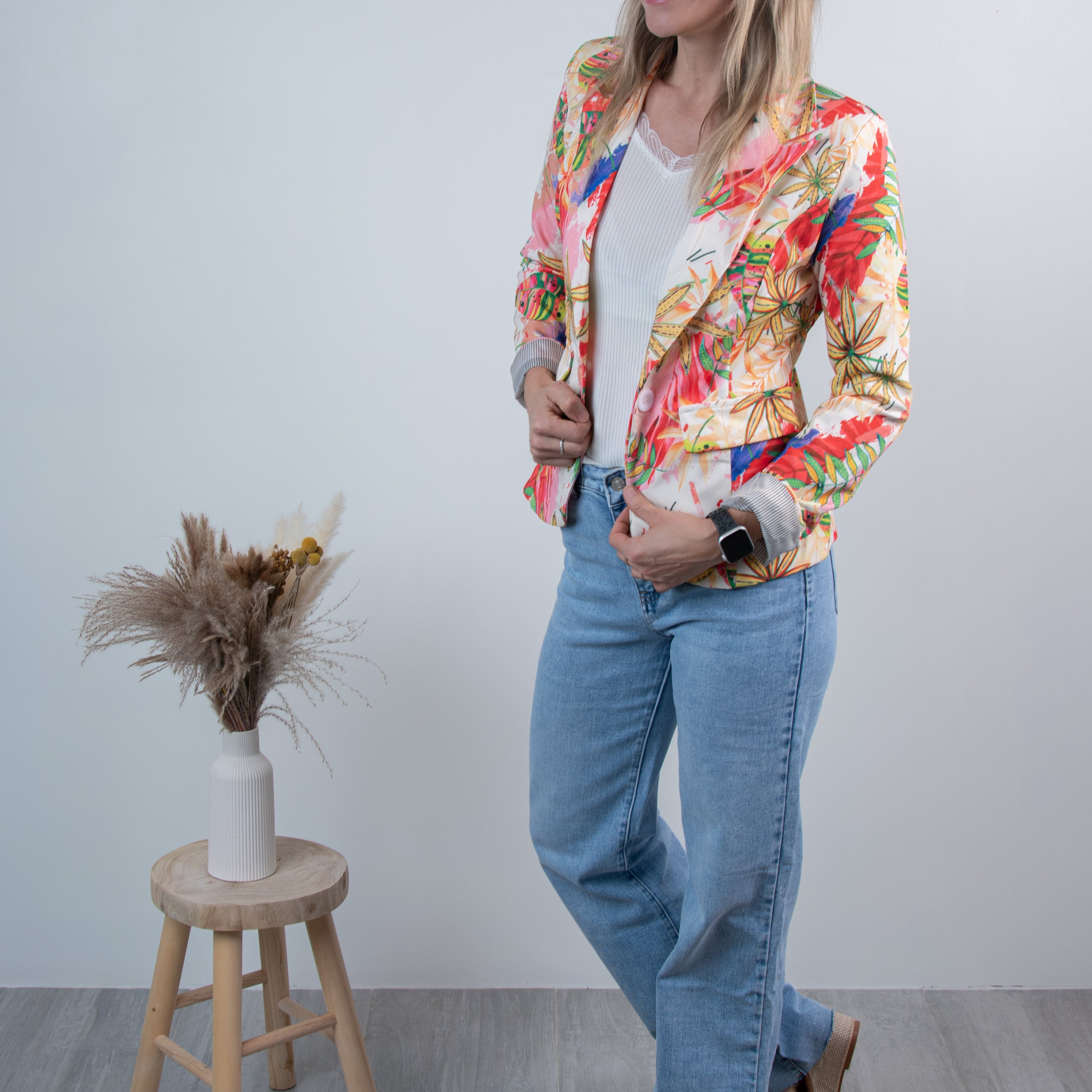 Blazer tropical femme