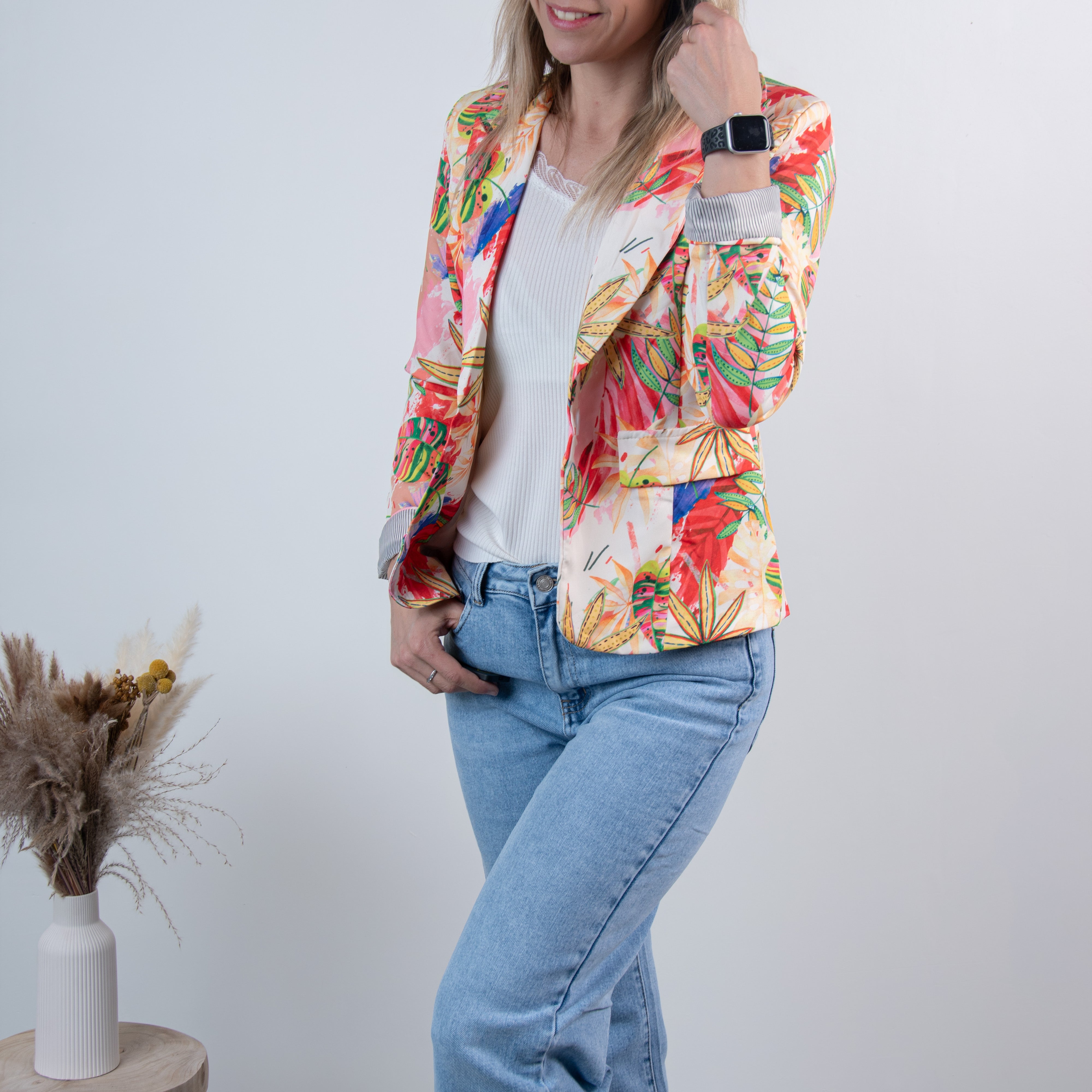 Blazer tropical femme