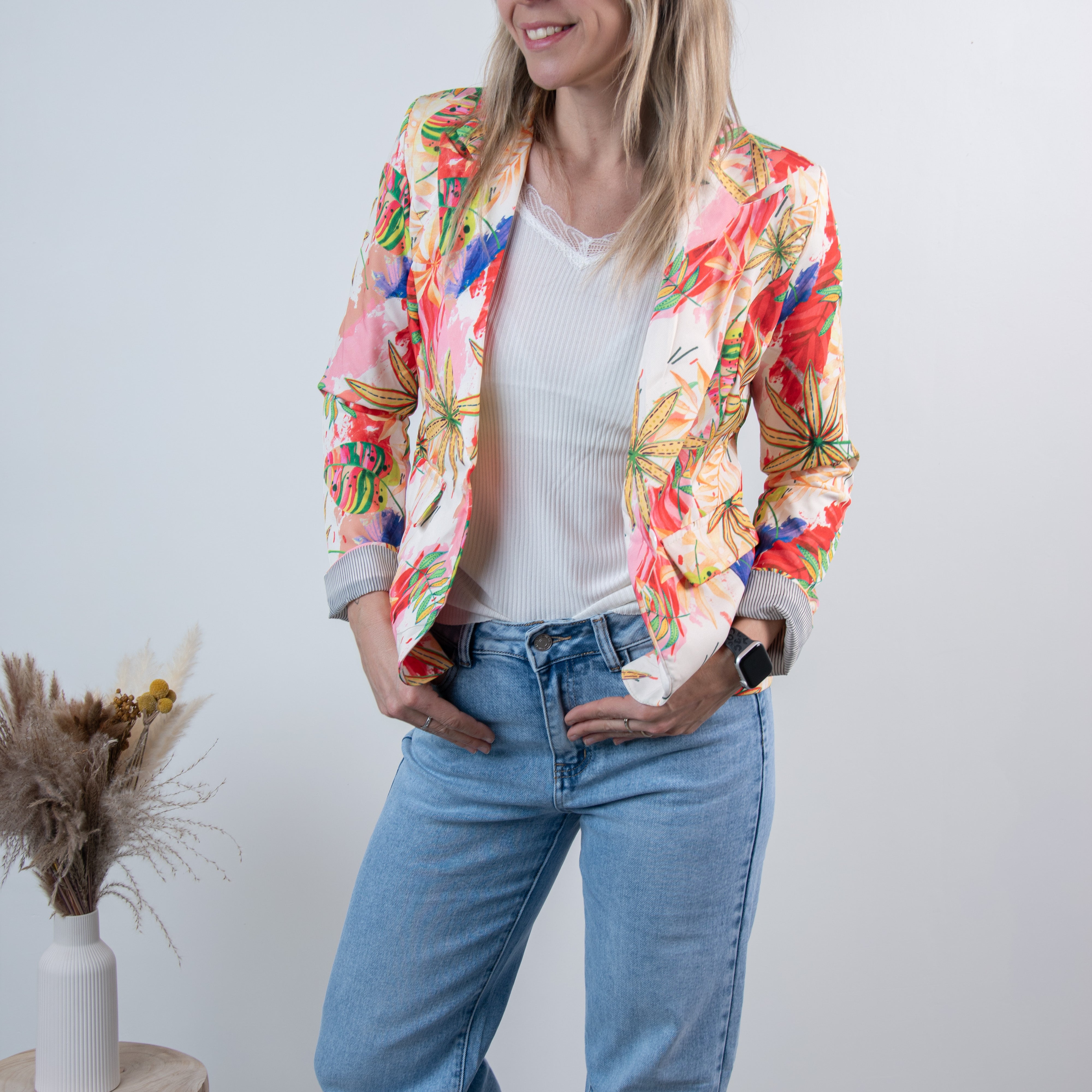 Blazer tropical femme