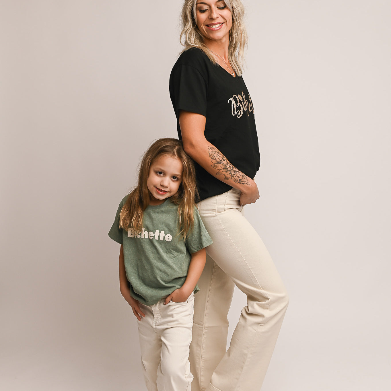 T-shirt kaki effet délavé,