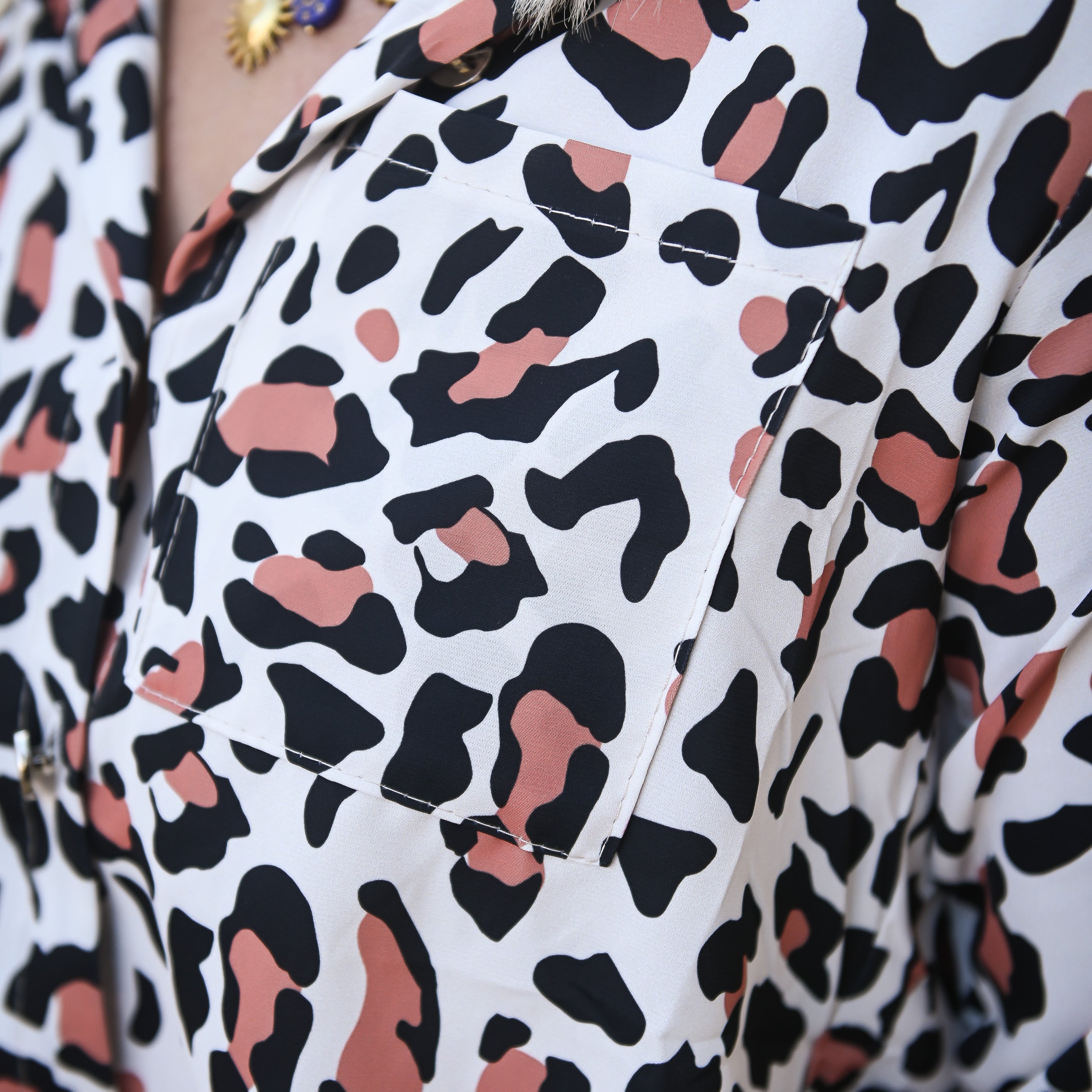 Chemise fluide motif léopard la boutique de lydie