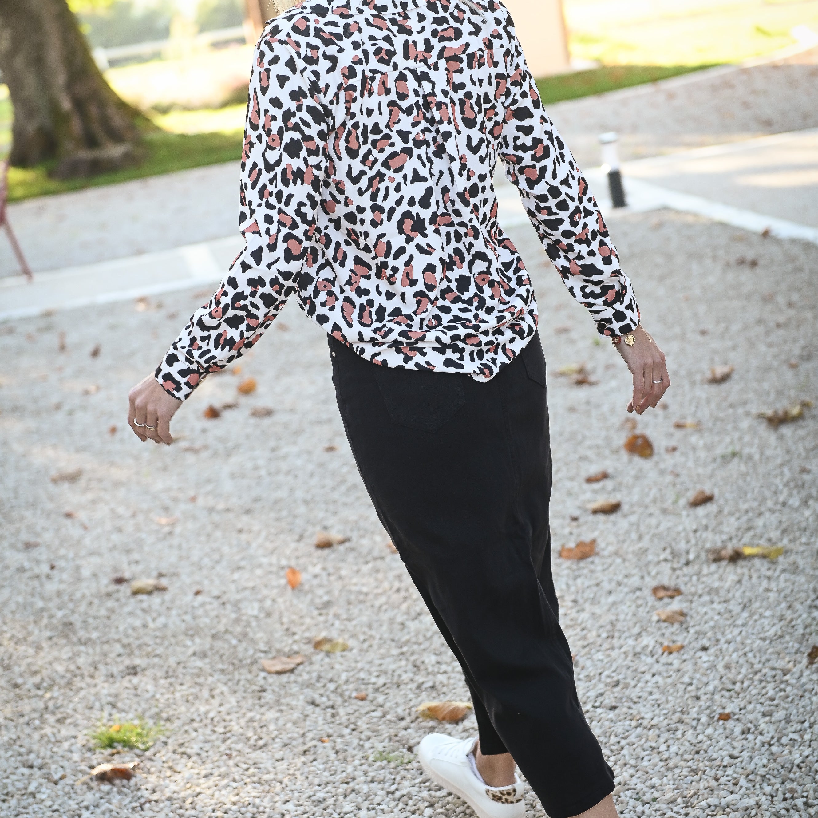 Chemise fluide motif léopard la boutique de lydie