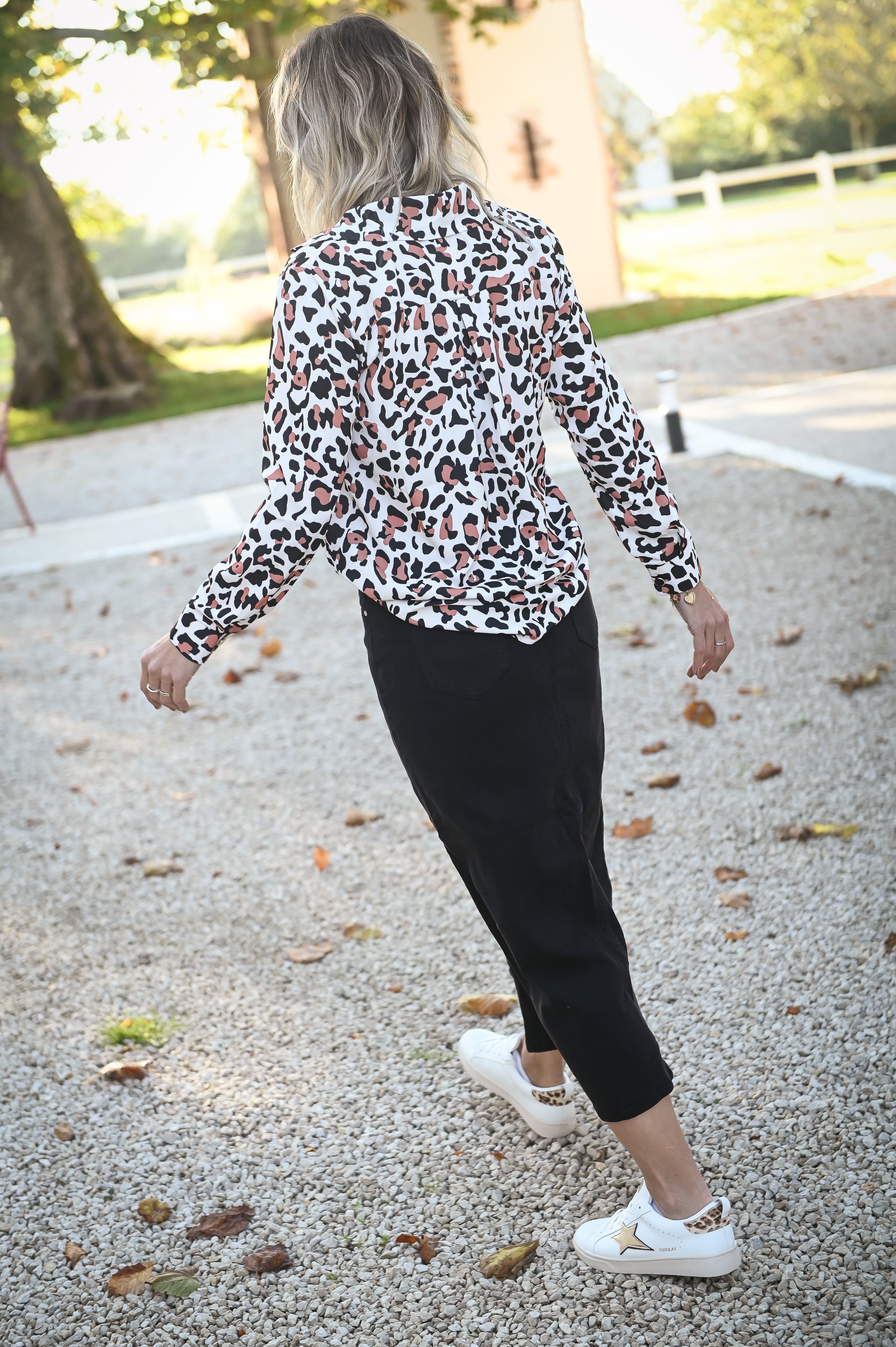 Chemise fluide motif léopard la boutique de lydie