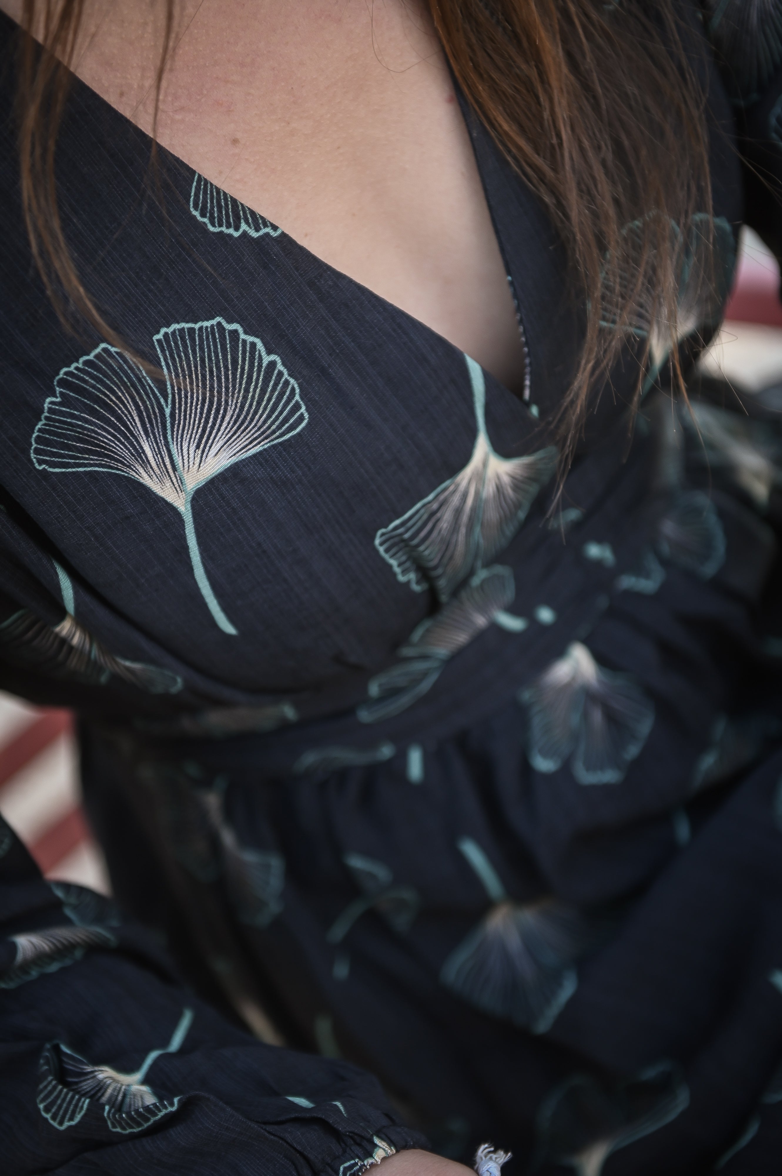 Robe manches longues gris foncé LA Boutique de lydie