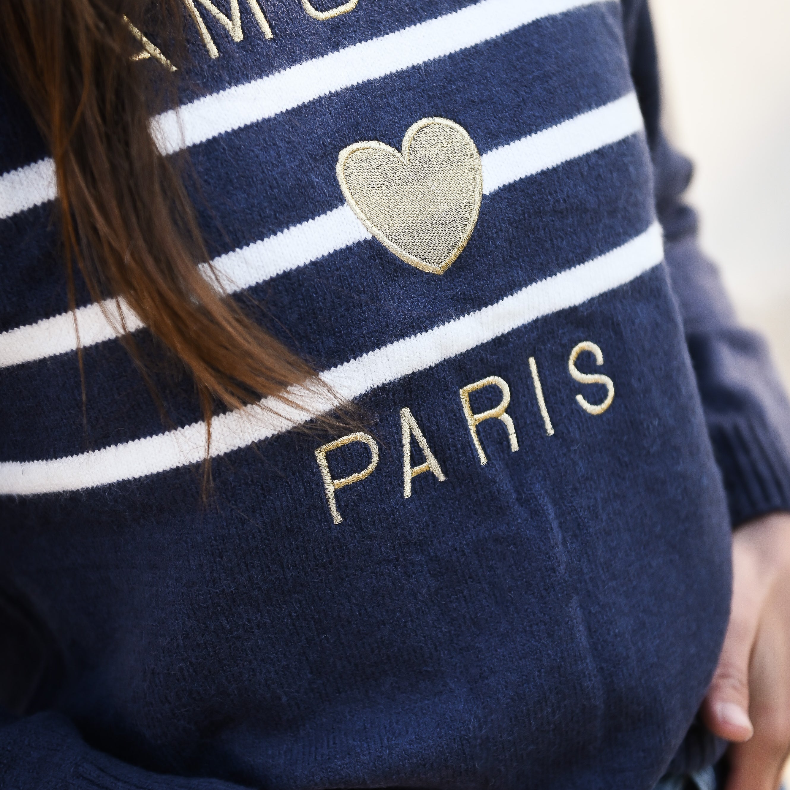 Pull Marine Amour Paris