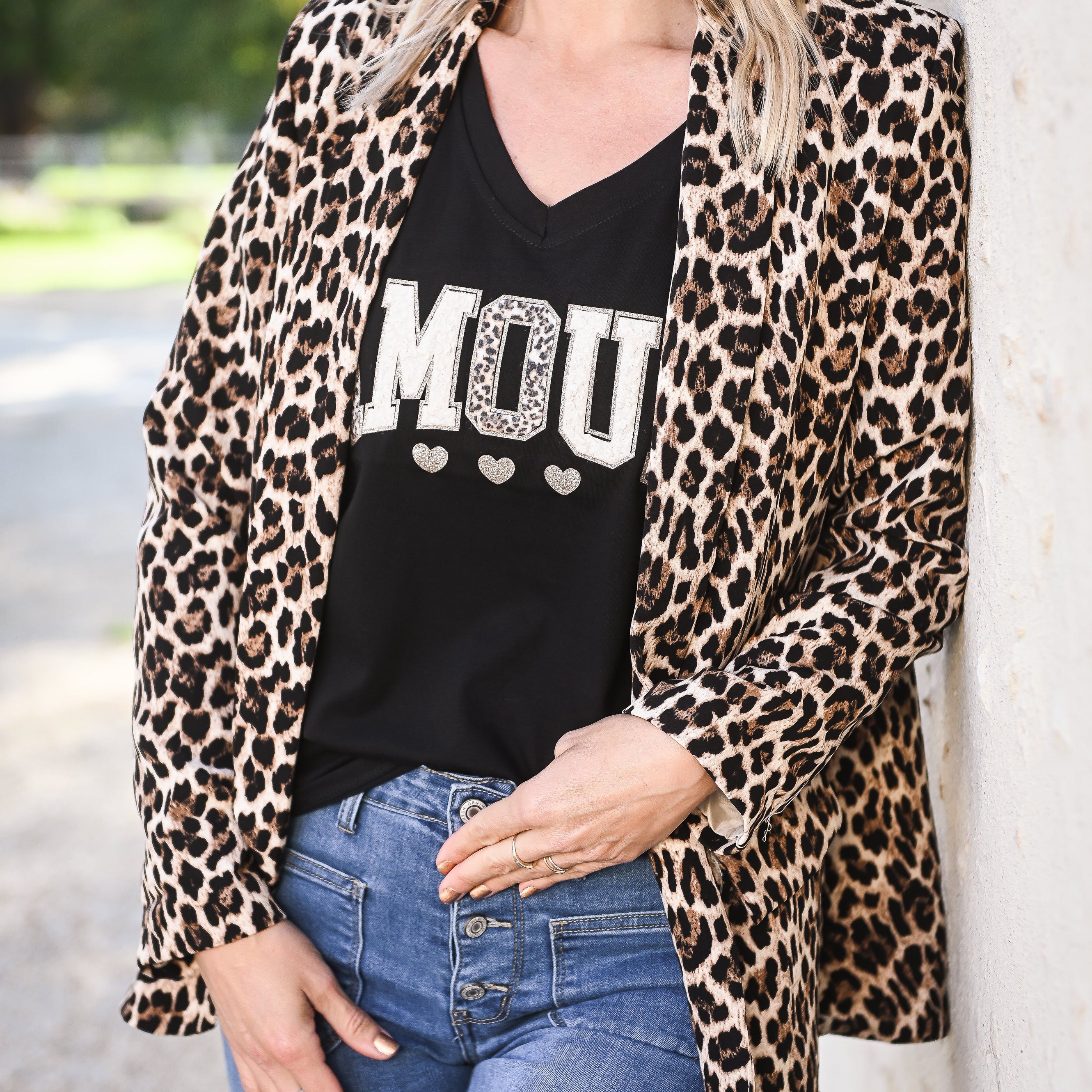 Blazer imprimé léopard la boutique de lydie