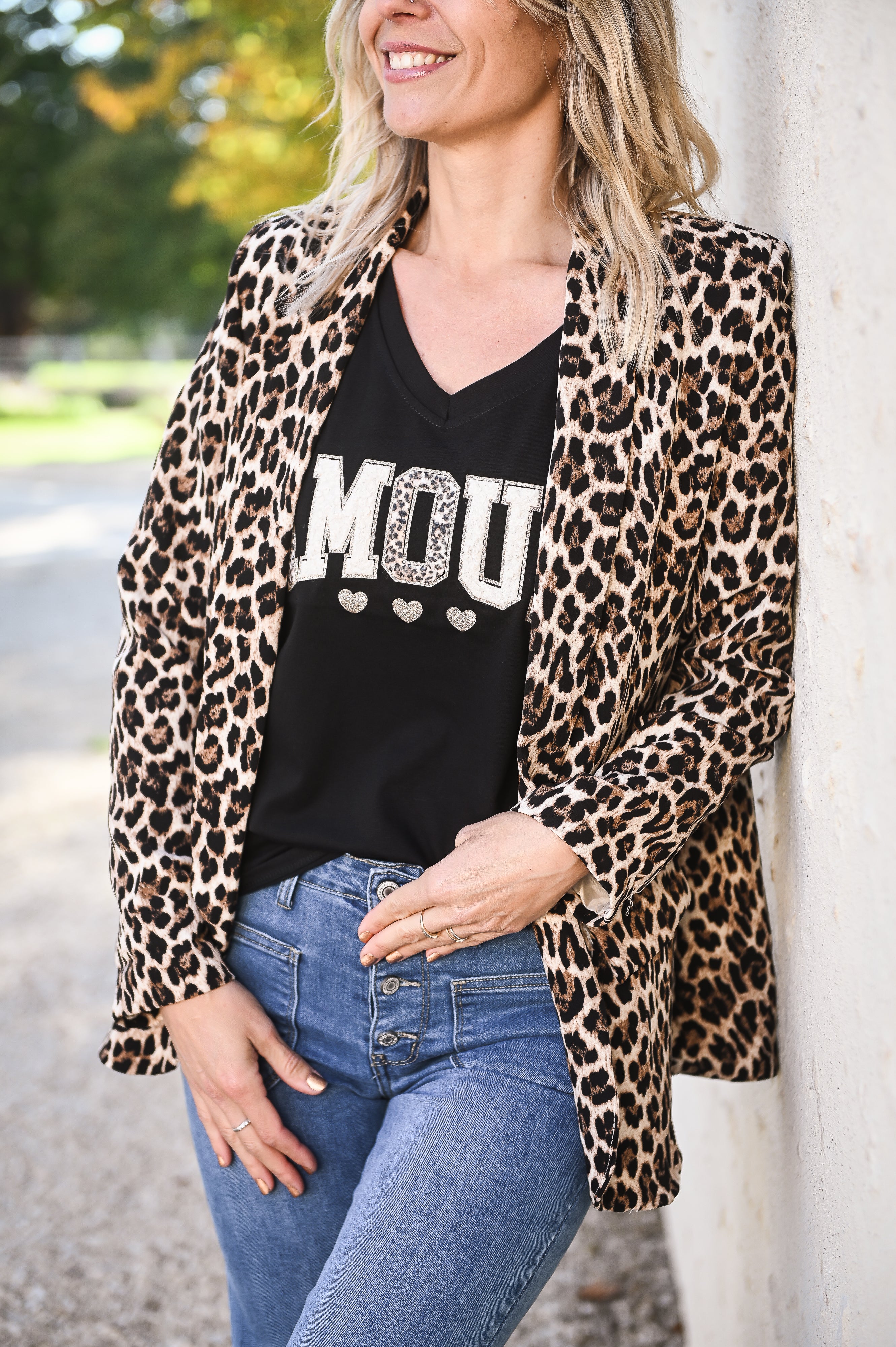 Blazer imprimé léopard la boutique de lydie