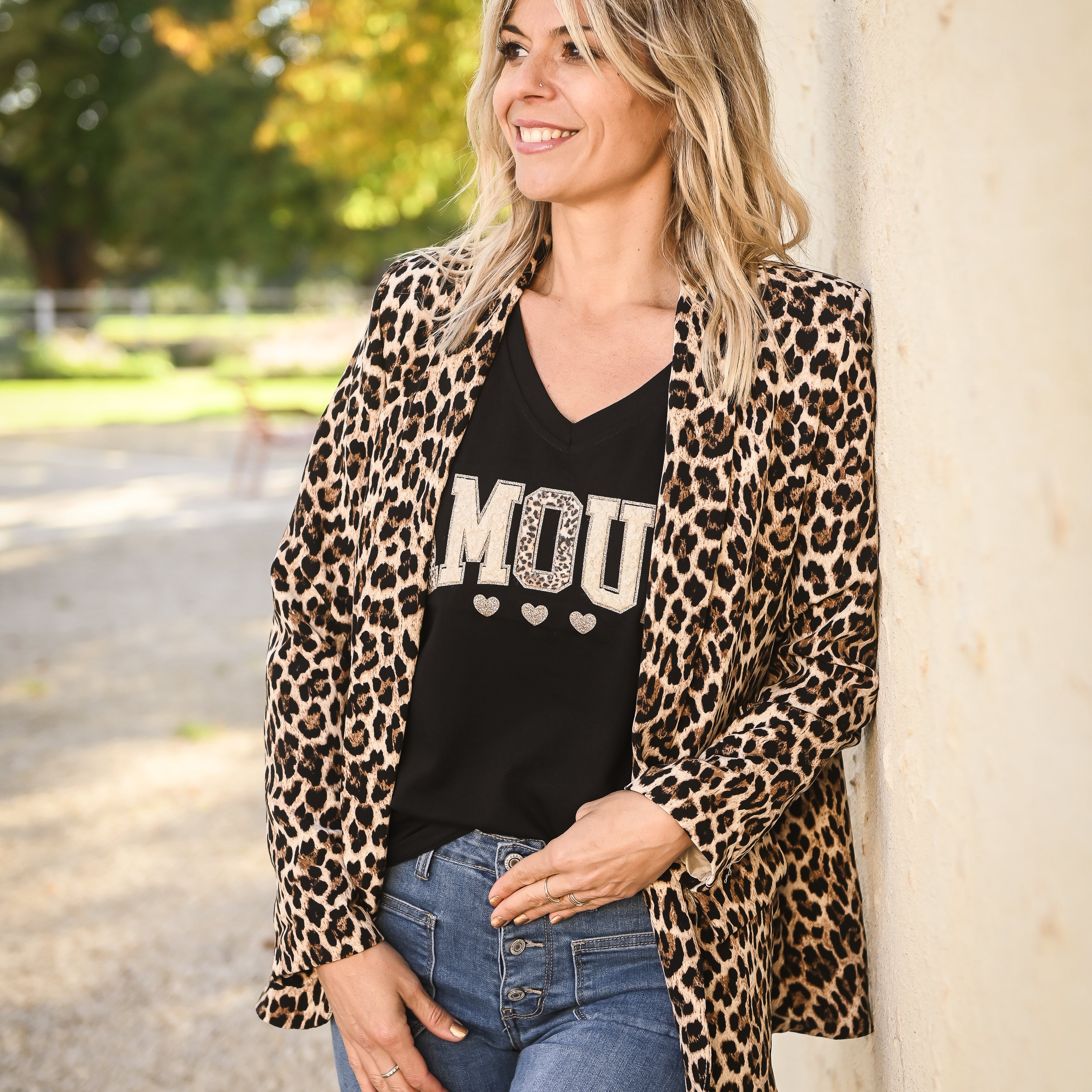 Blazer imprimé léopard la boutique de lydie