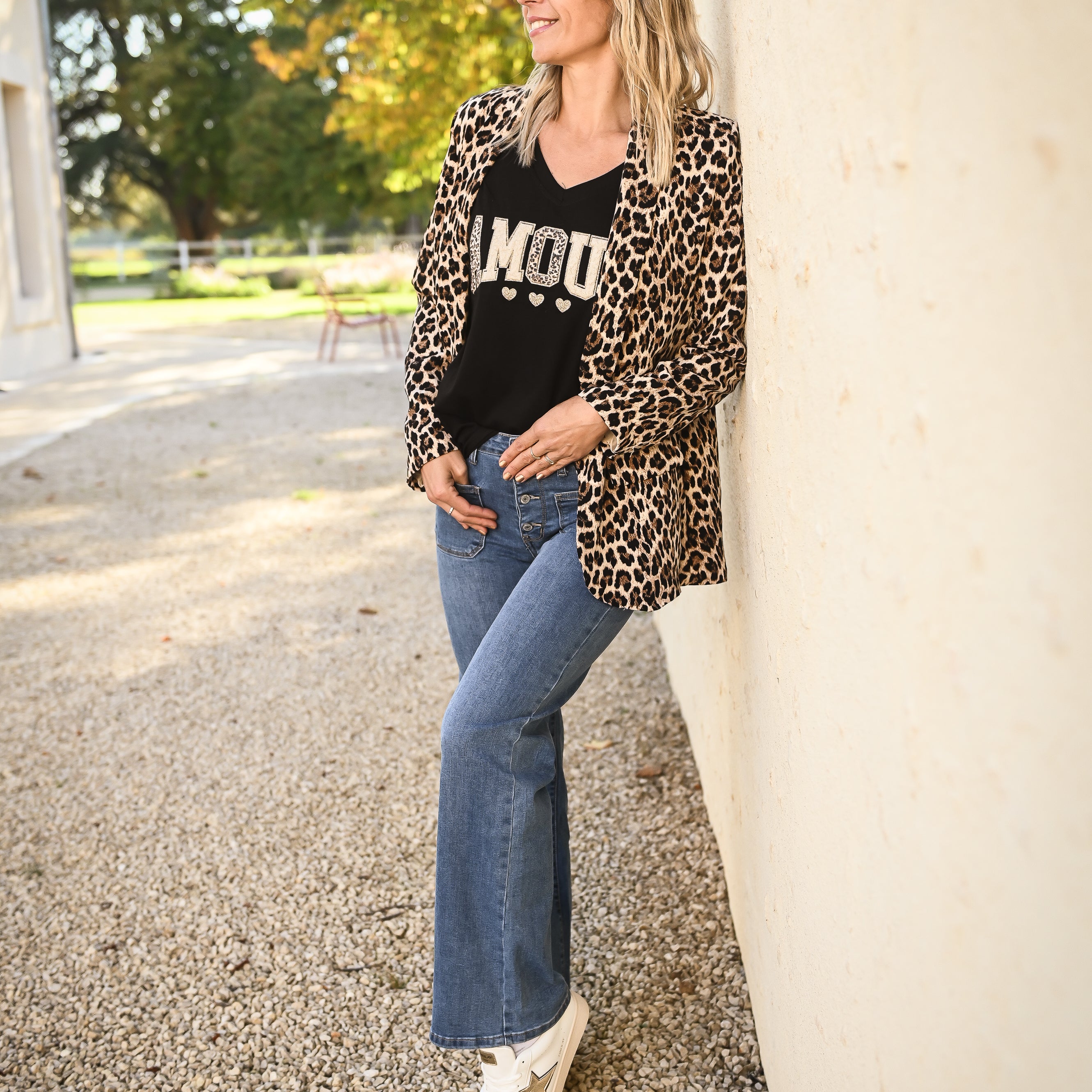 Blazer imprimé léopard la boutique de lydie