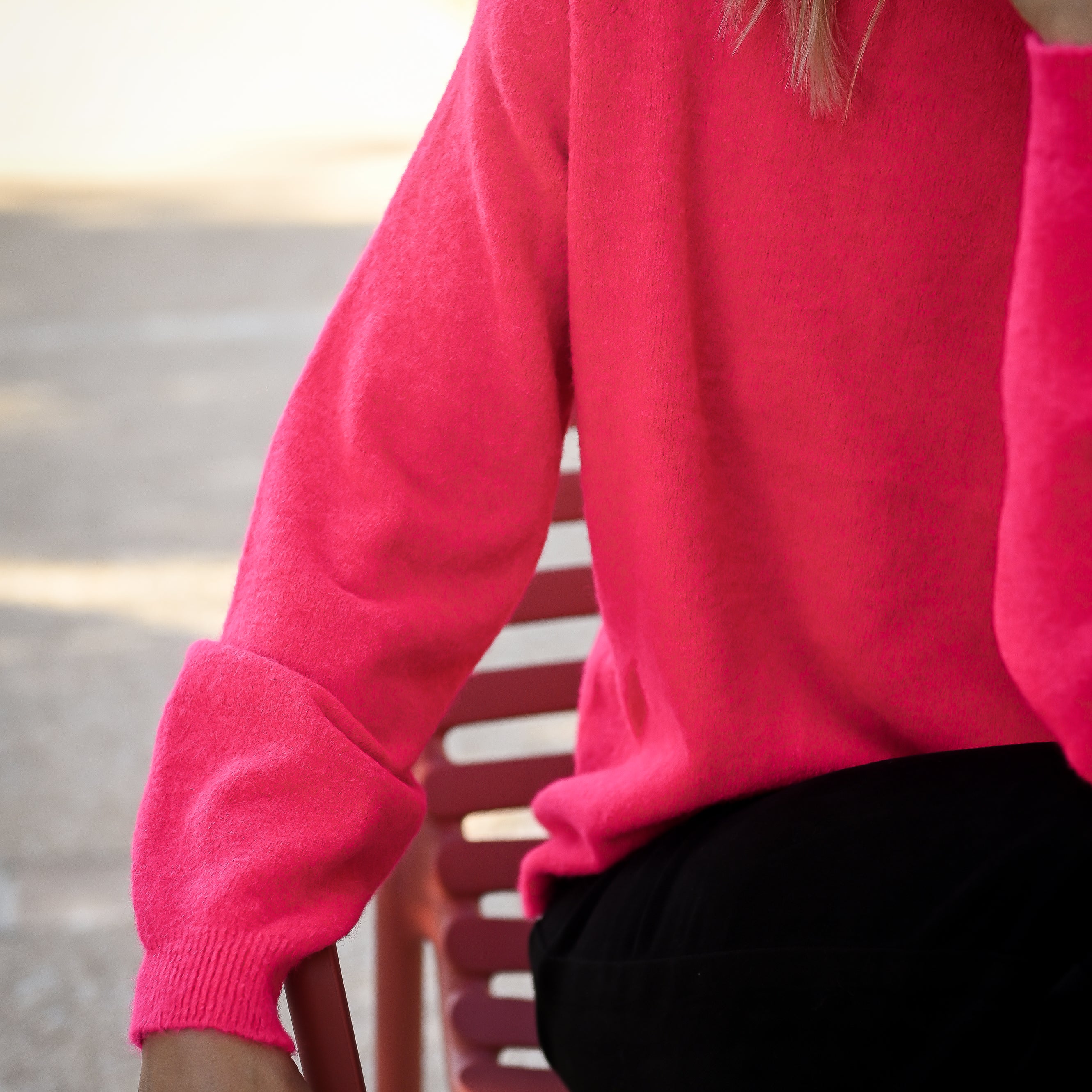 Pull fuchsia la boutique de lydie