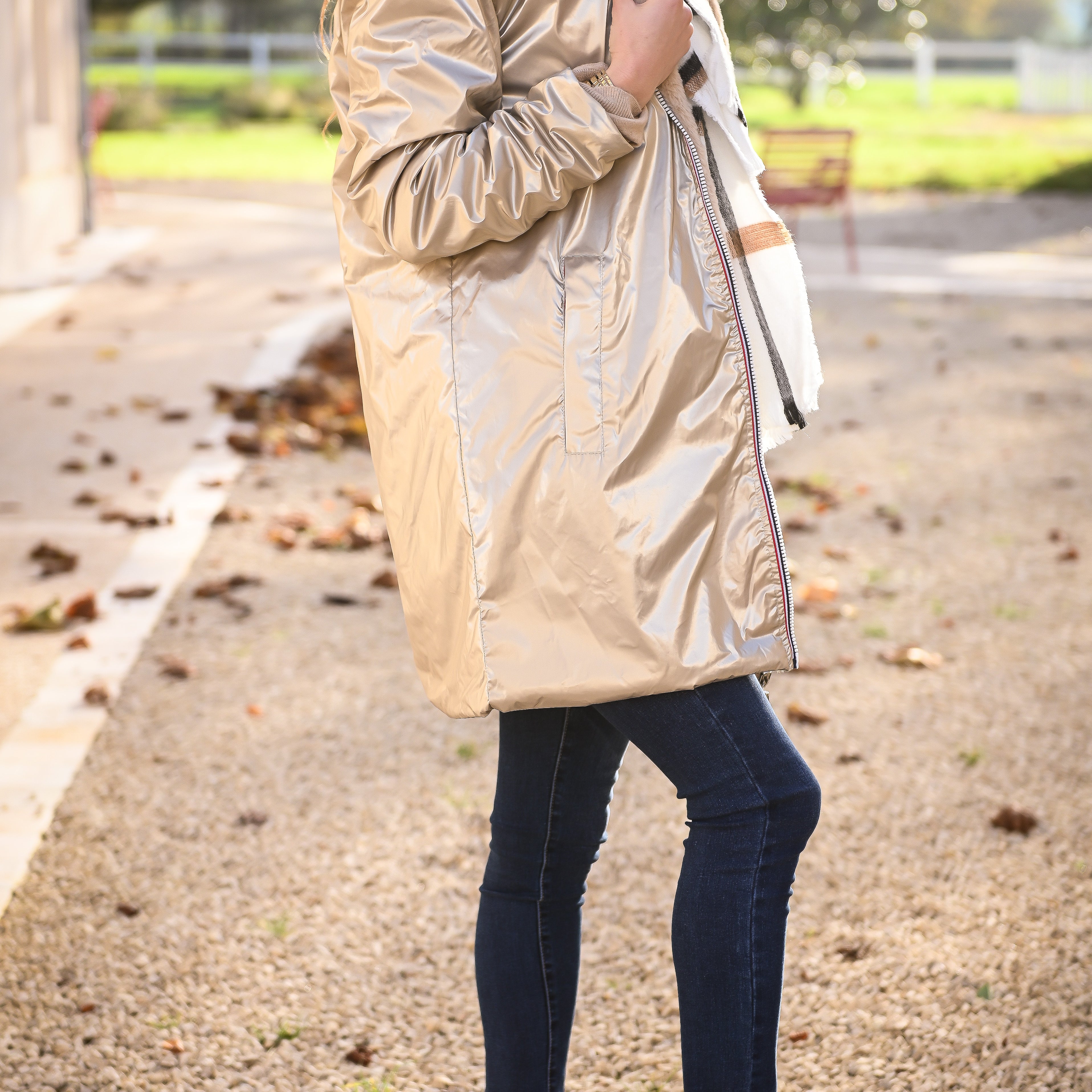 parka or reversible femme mi long la boutique de lydie