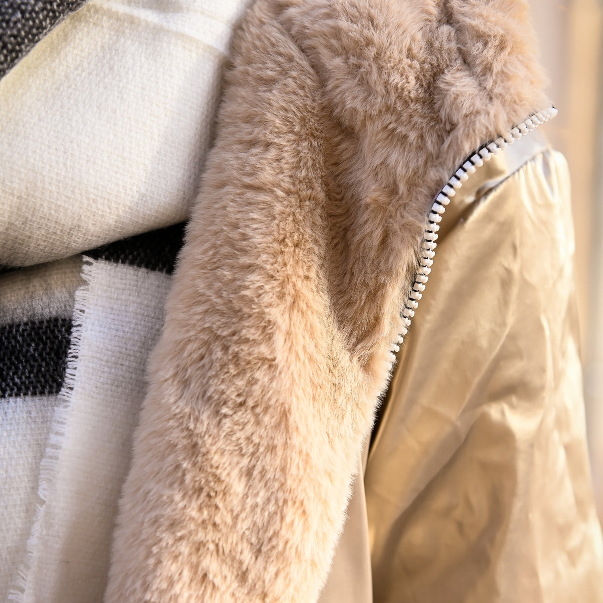 parka or reversible femme mi long la boutique de lydie