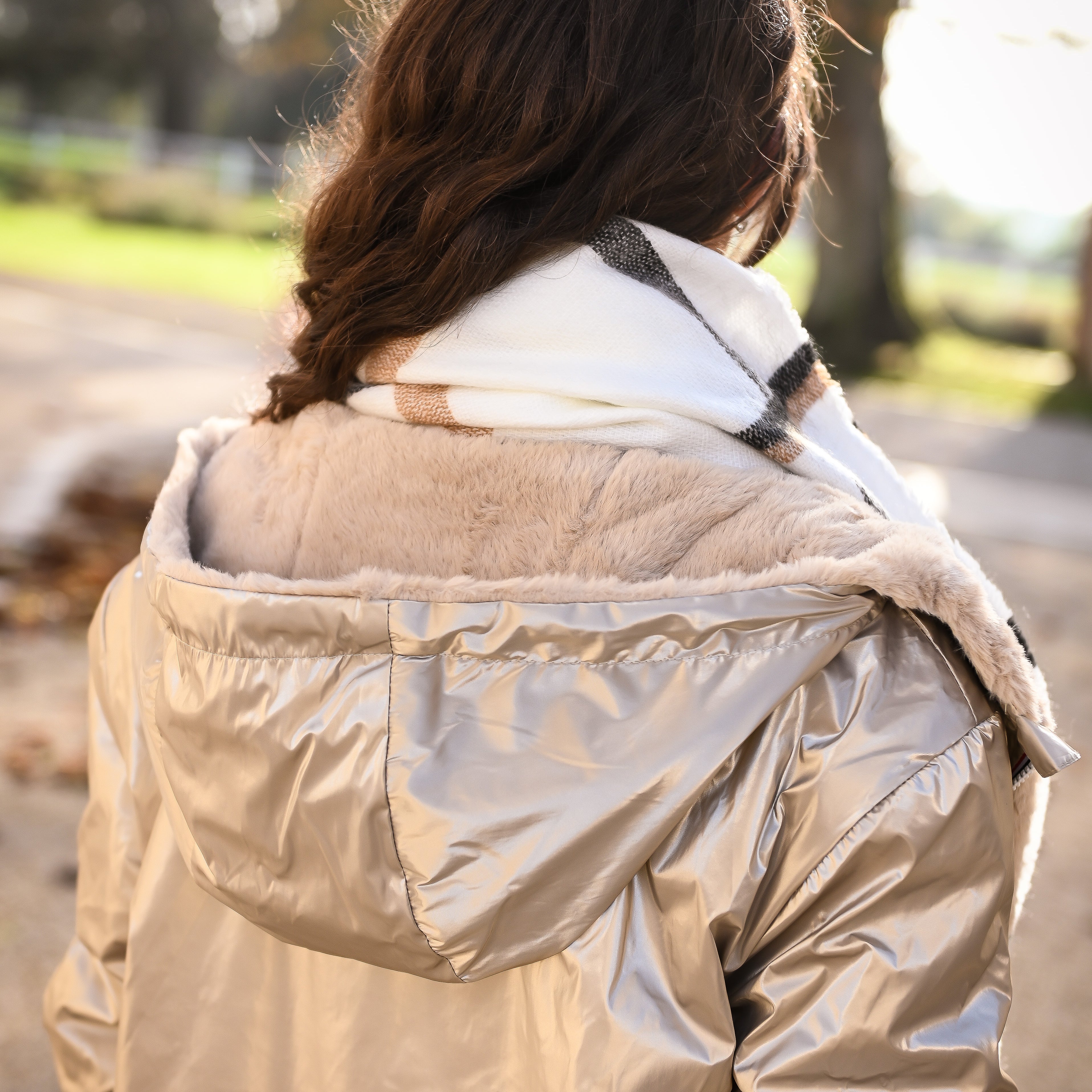 parka or reversible femme mi long la boutique de lydie