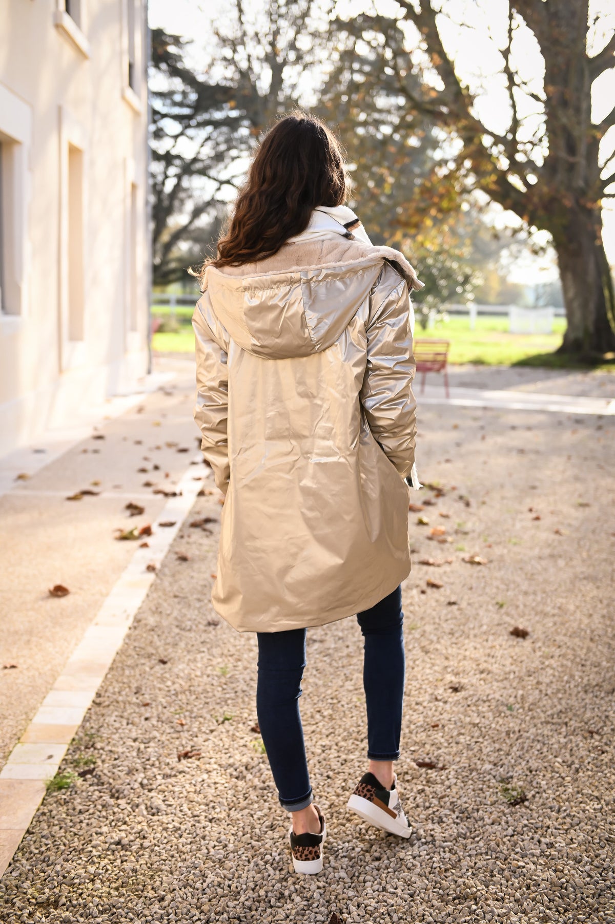 parka or reversible femme mi long la boutique de lydie