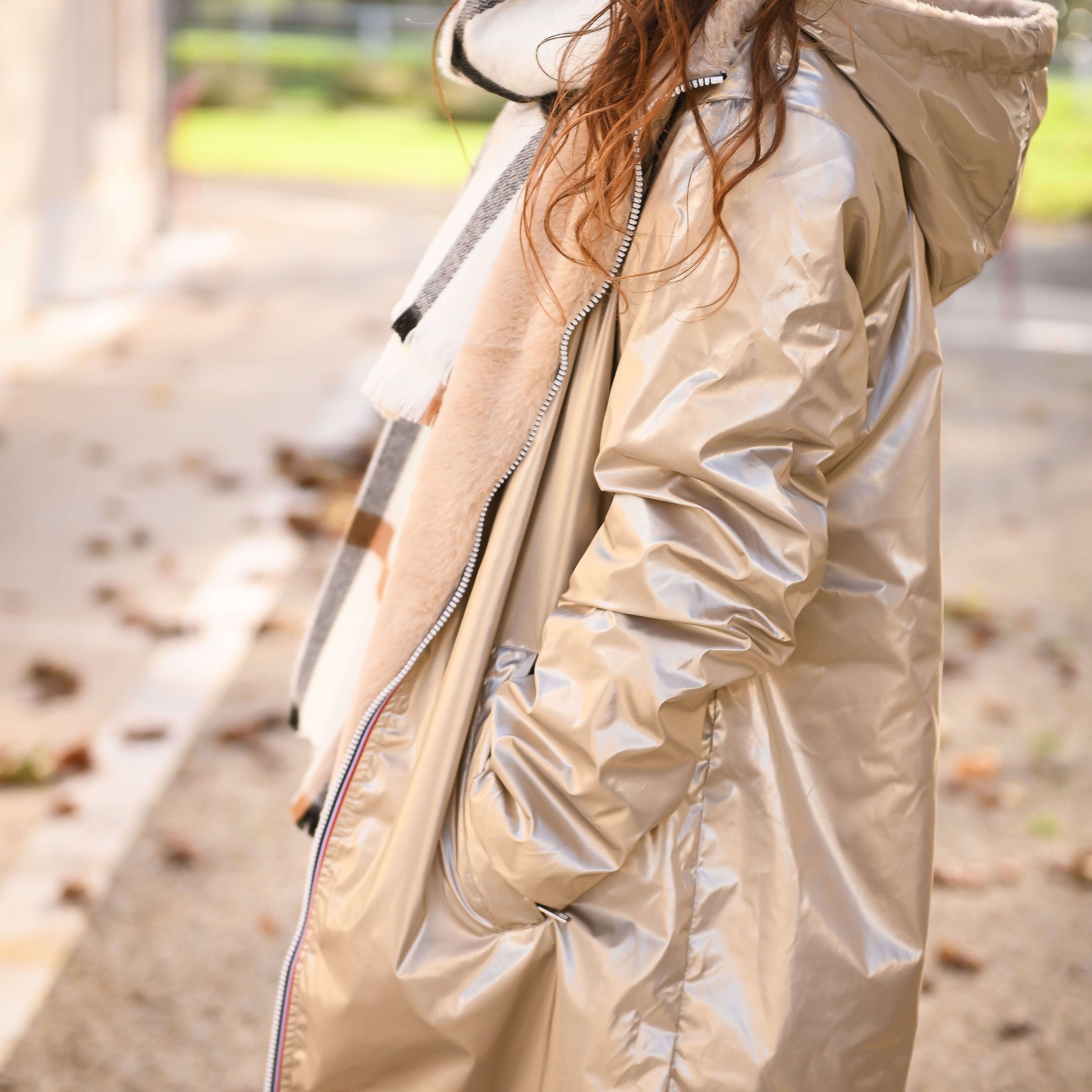 parka or reversible femme mi long la boutique de lydie