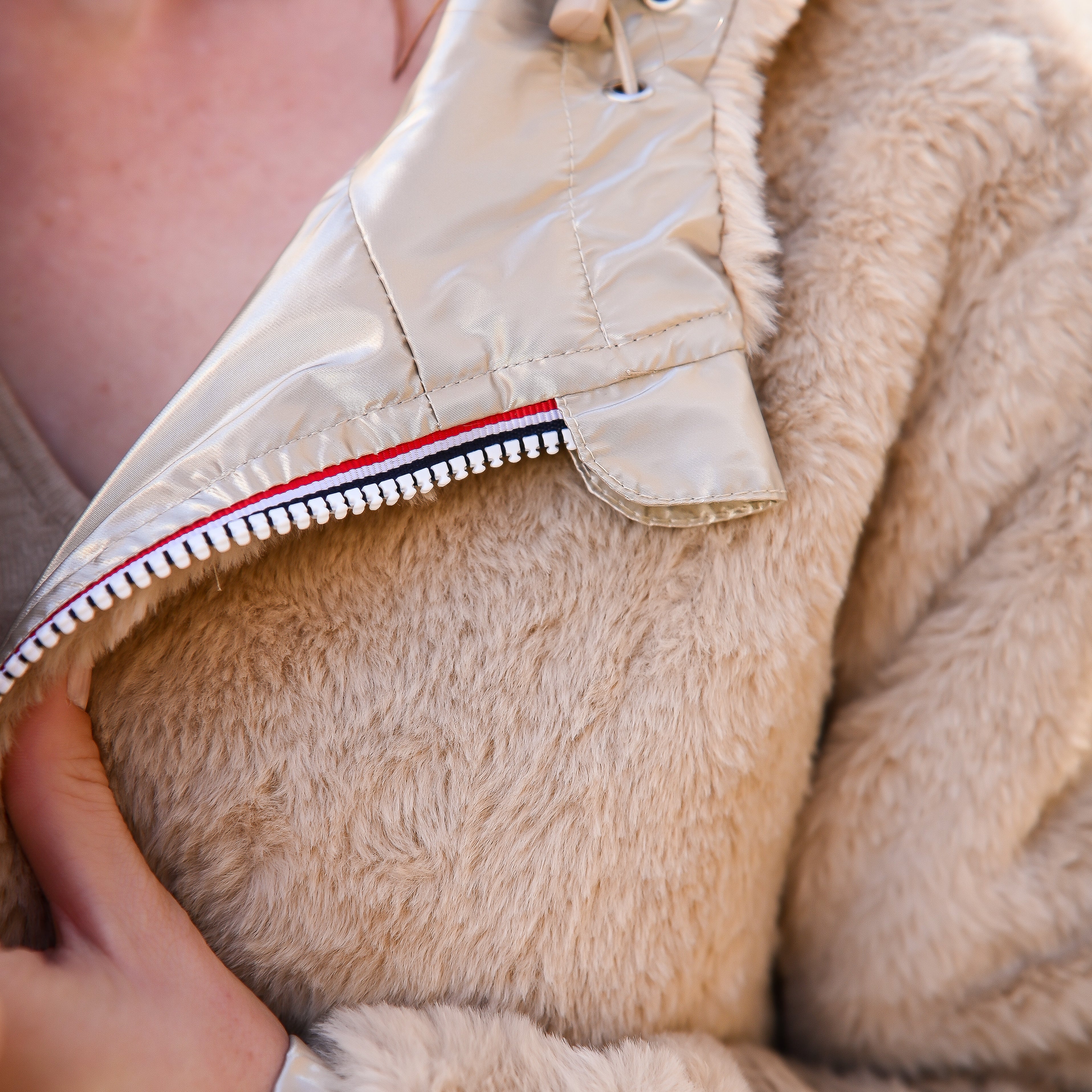 parka or reversible femme mi long la boutique de lydie