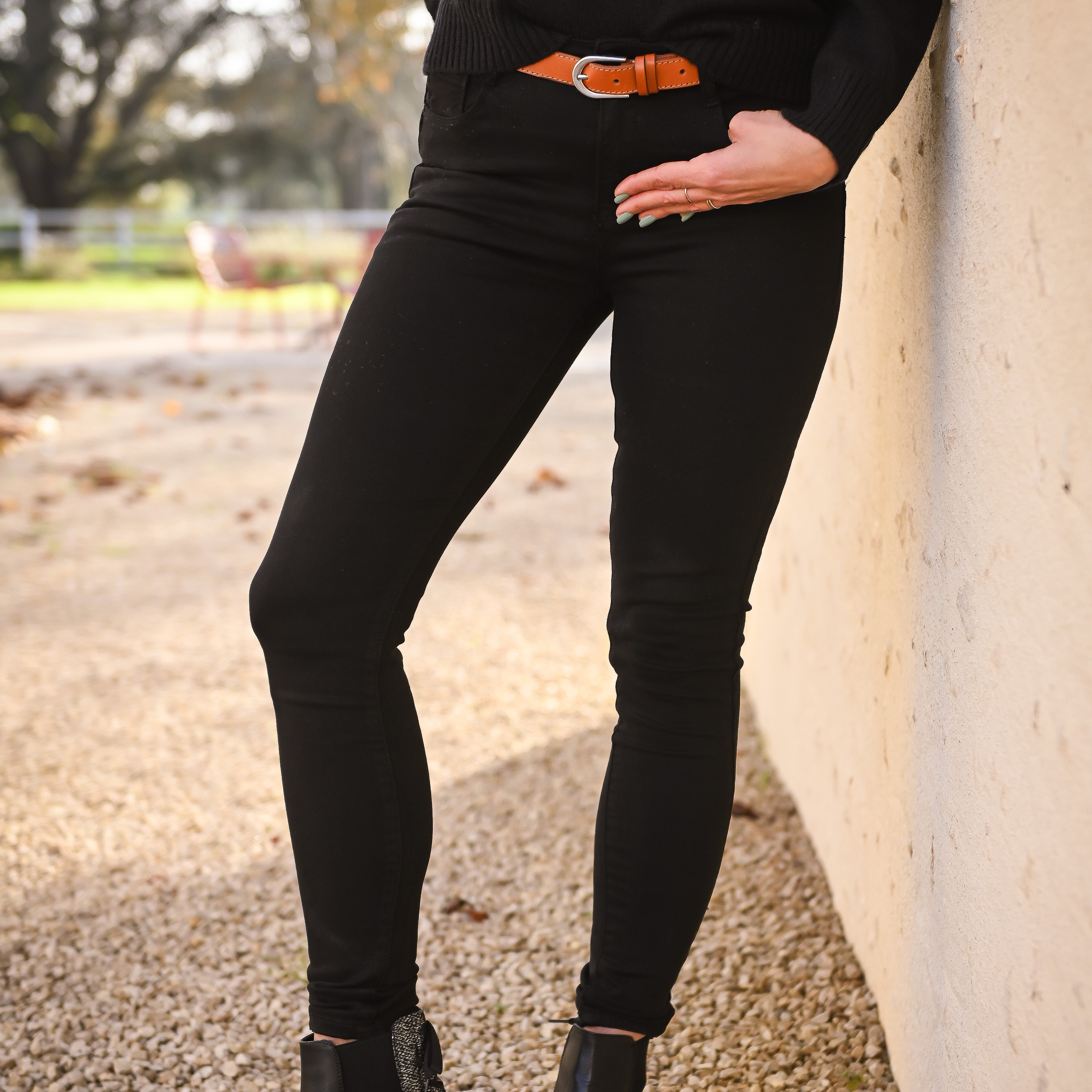 skinny noir femme la boutique de lydie