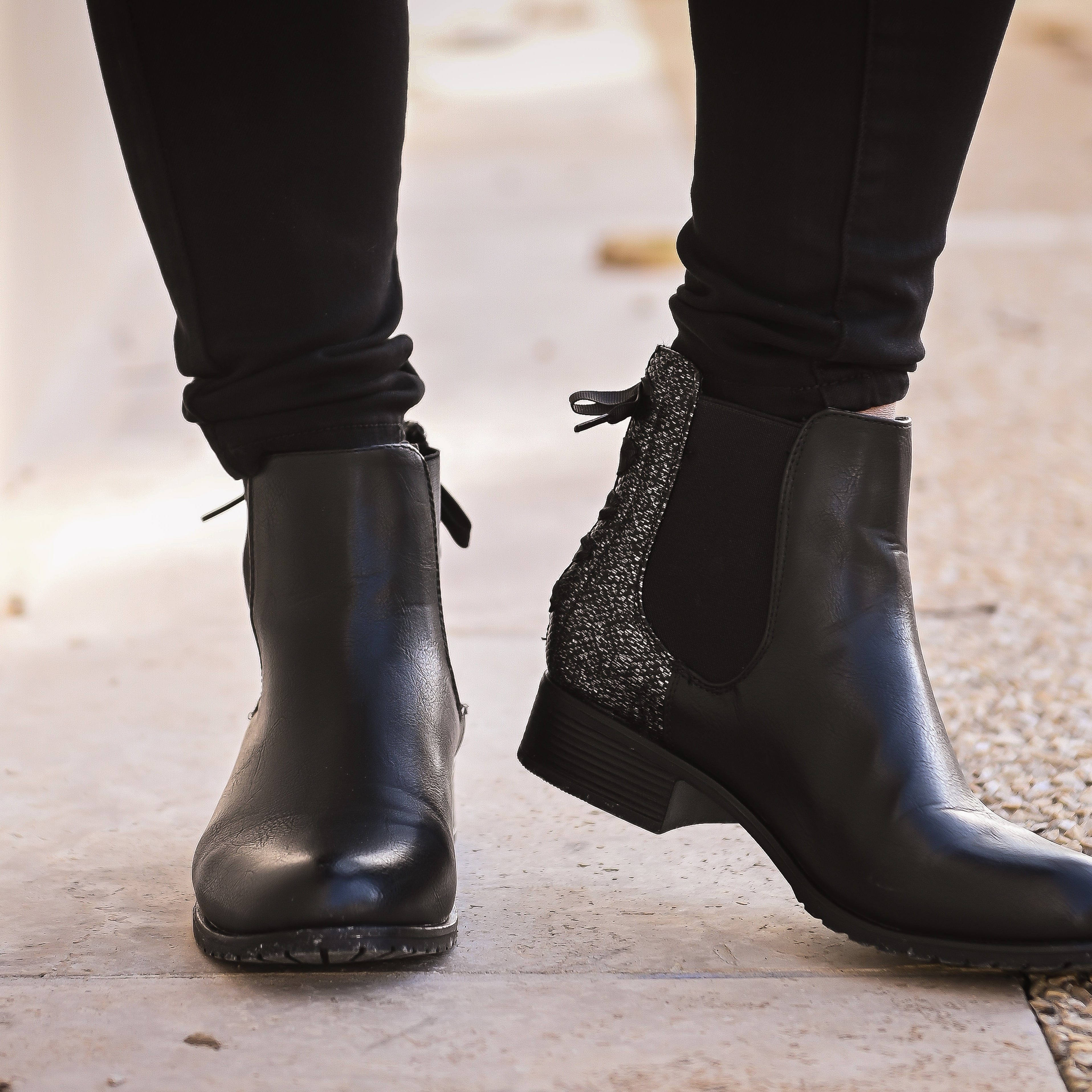 Bottines chelsea femme noires la boutique de lydie