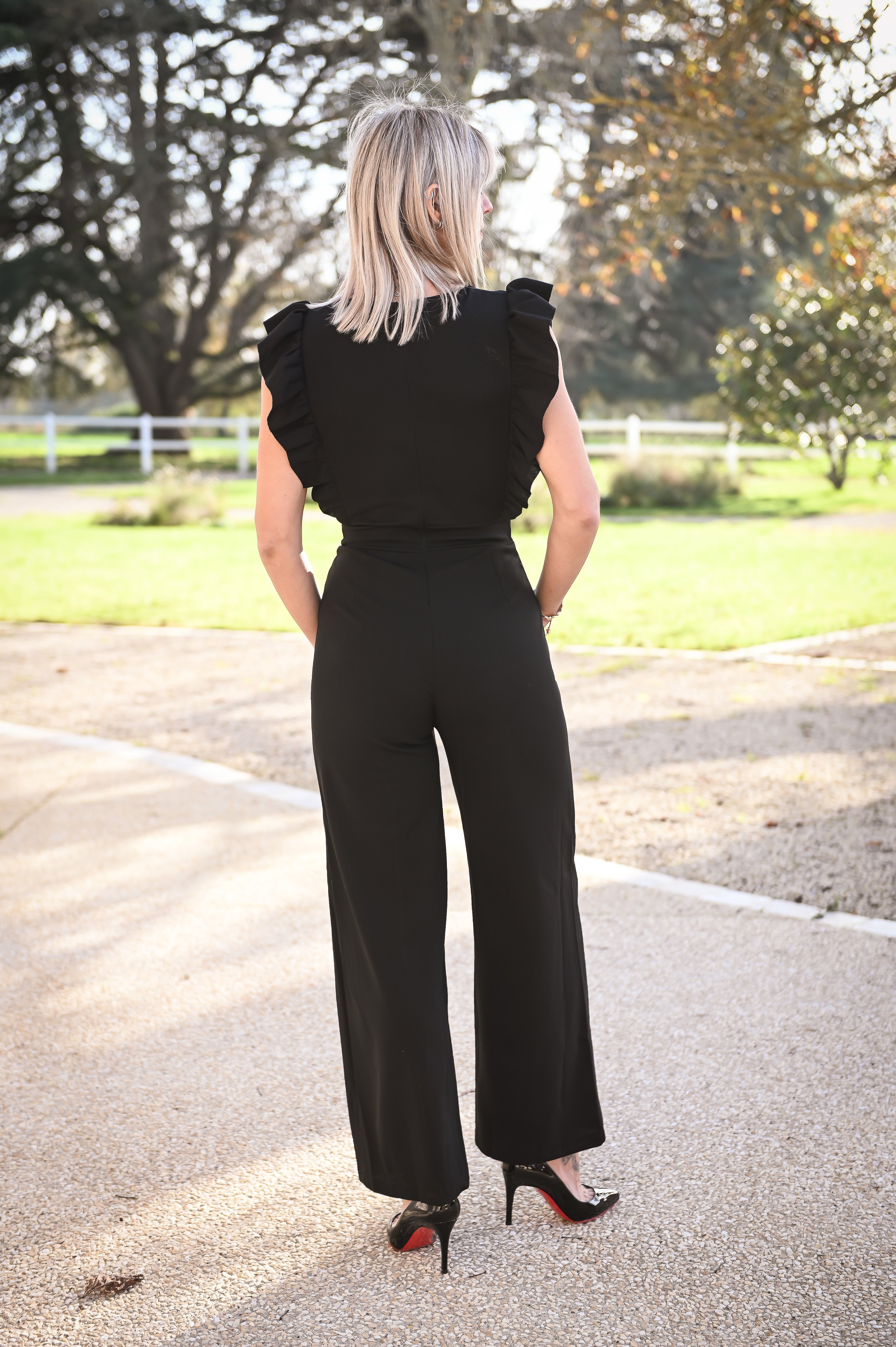 Combinaison noire flare