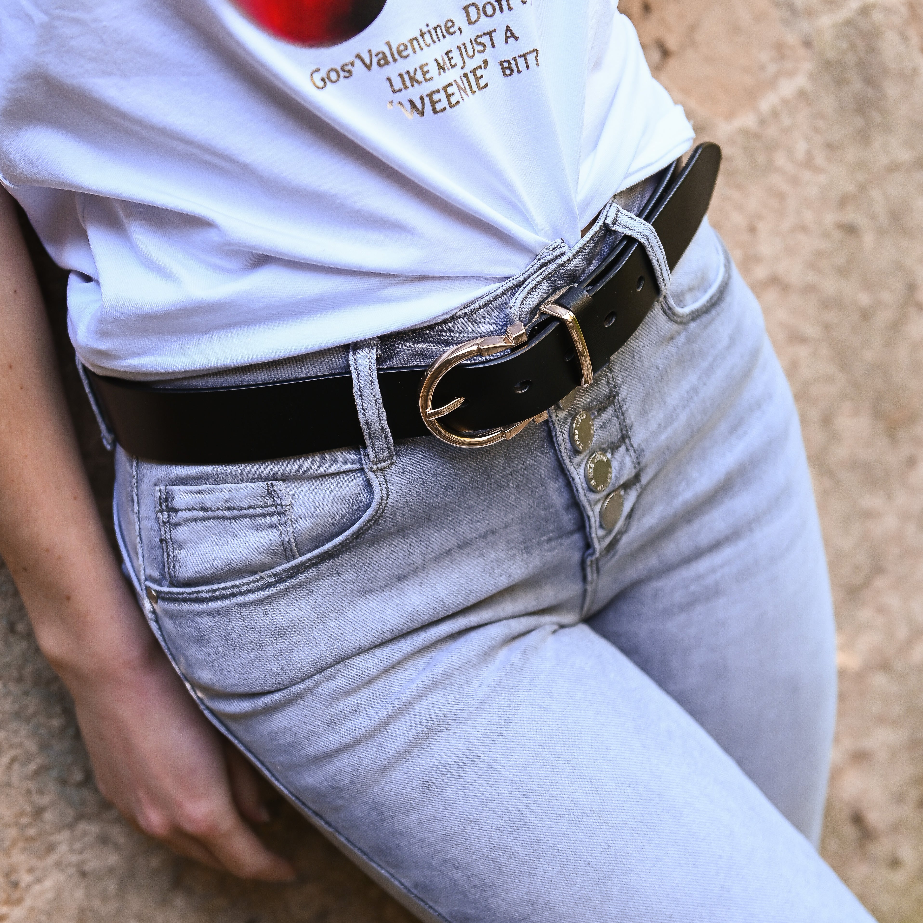 Jean skinny gris clair la boutique de lydie