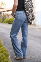 wide leg bleu foncé femme