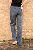 Jean Wide leg femme push up