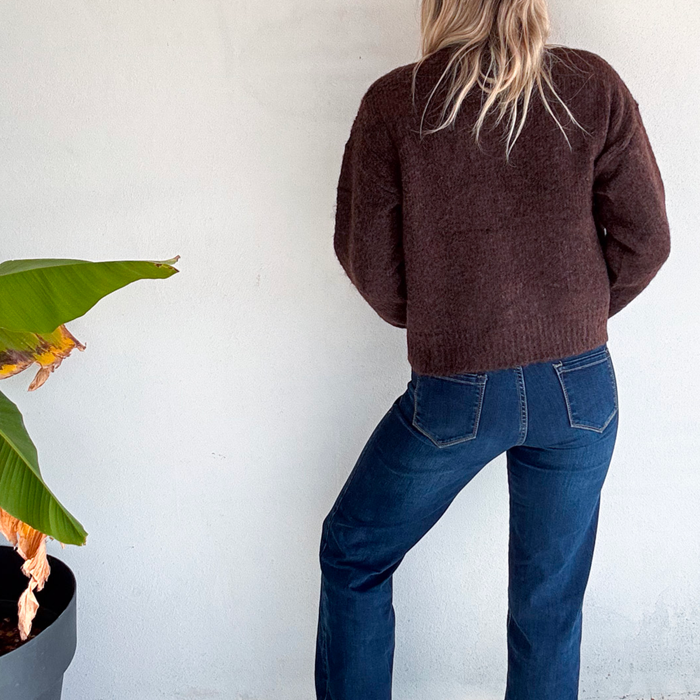 Gilet couleur marron café