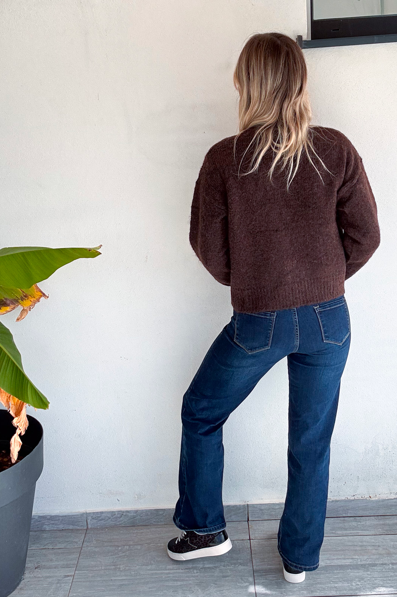 Gilet couleur marron café