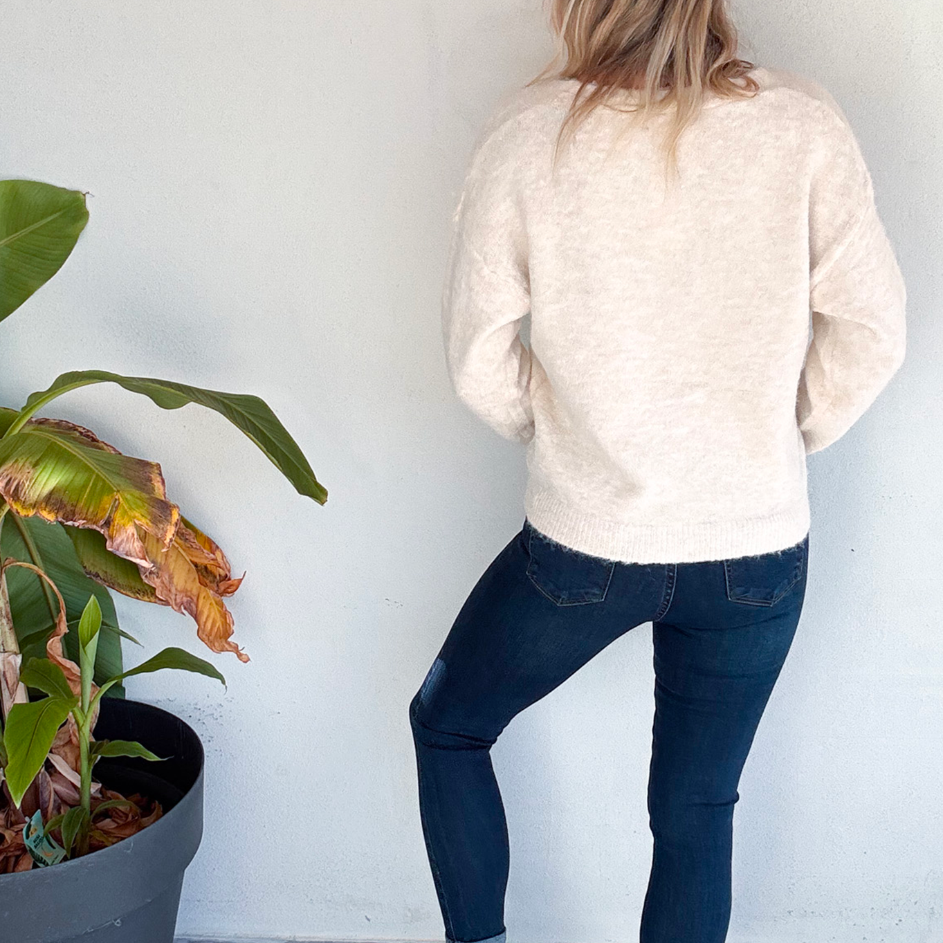 Gilet beige et léopard, broderie coeur