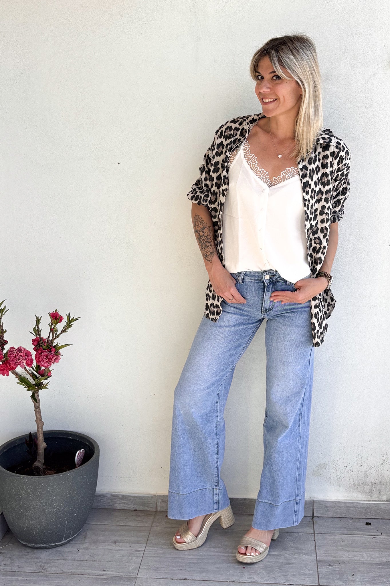 Jean Wide leg bleu clair femme la boutique de lydie