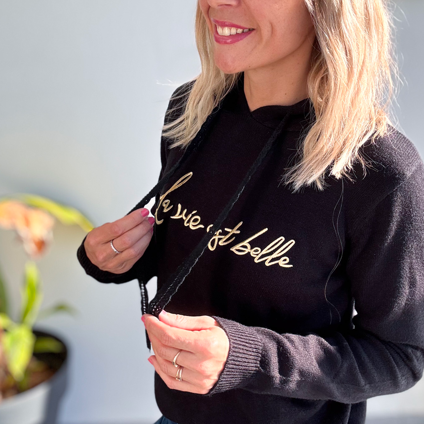 Sweat La vie est belle noir