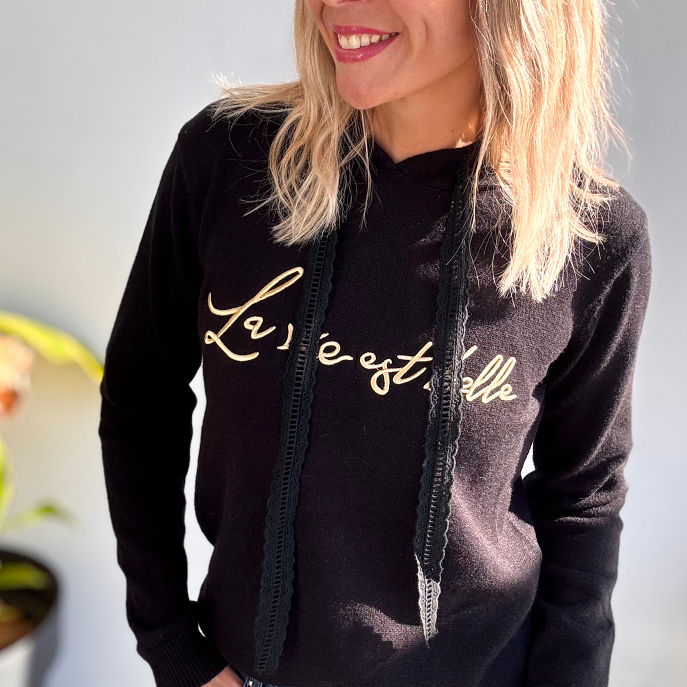 Sweat La vie est belle noir