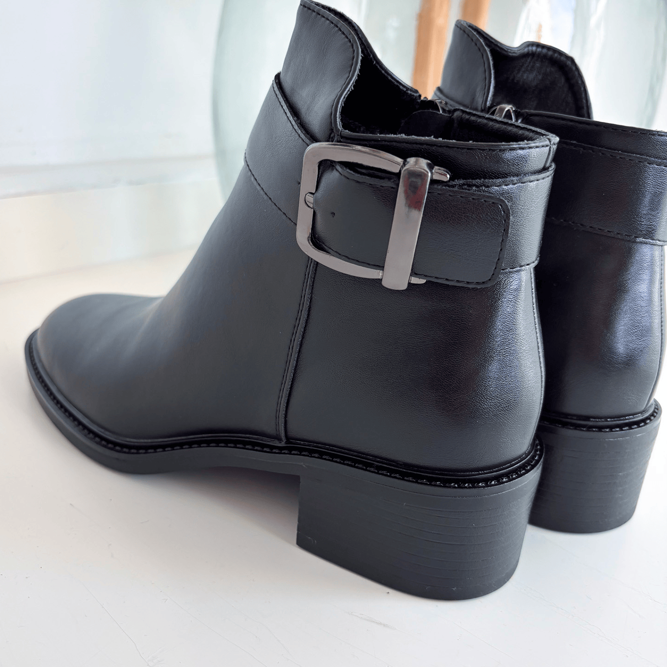 Bottines chelsea femme noires