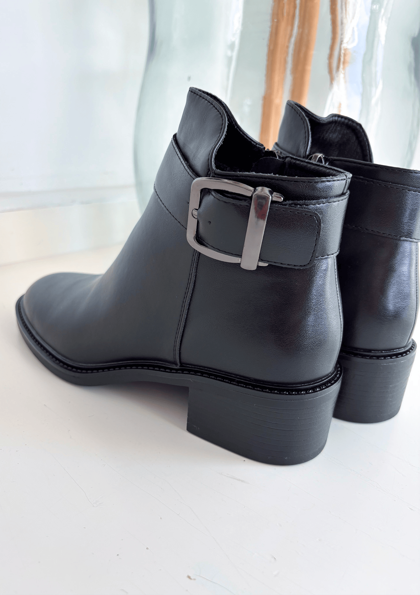Bottines chelsea femme noires