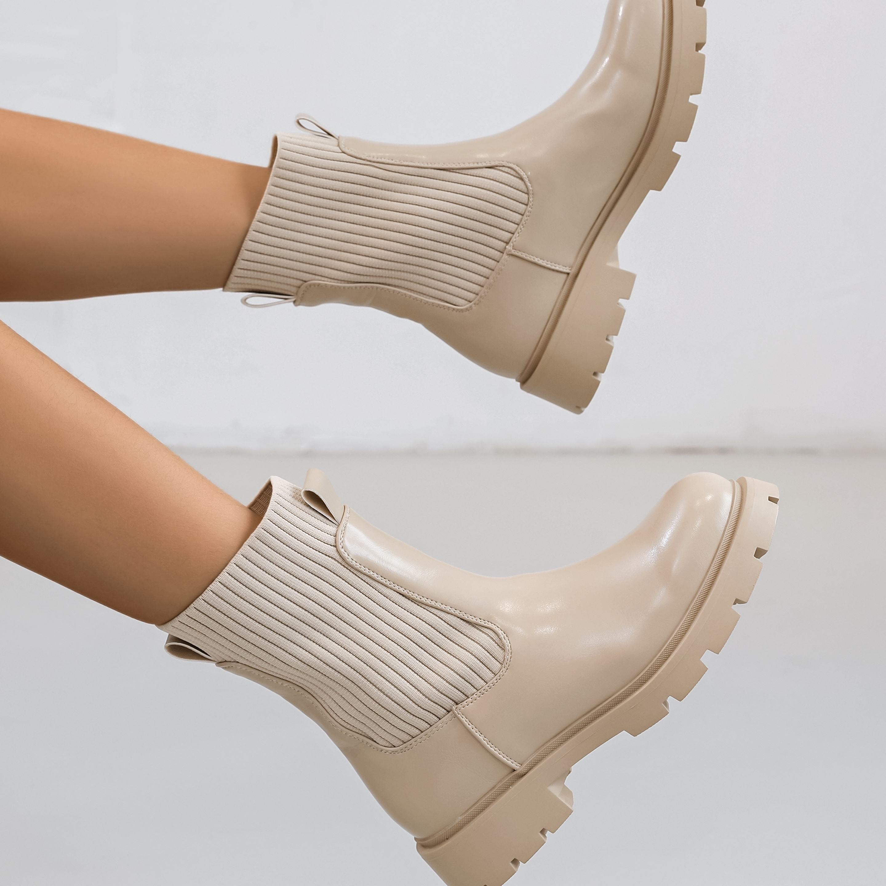 Bottines beige femme la boutique de lydie
