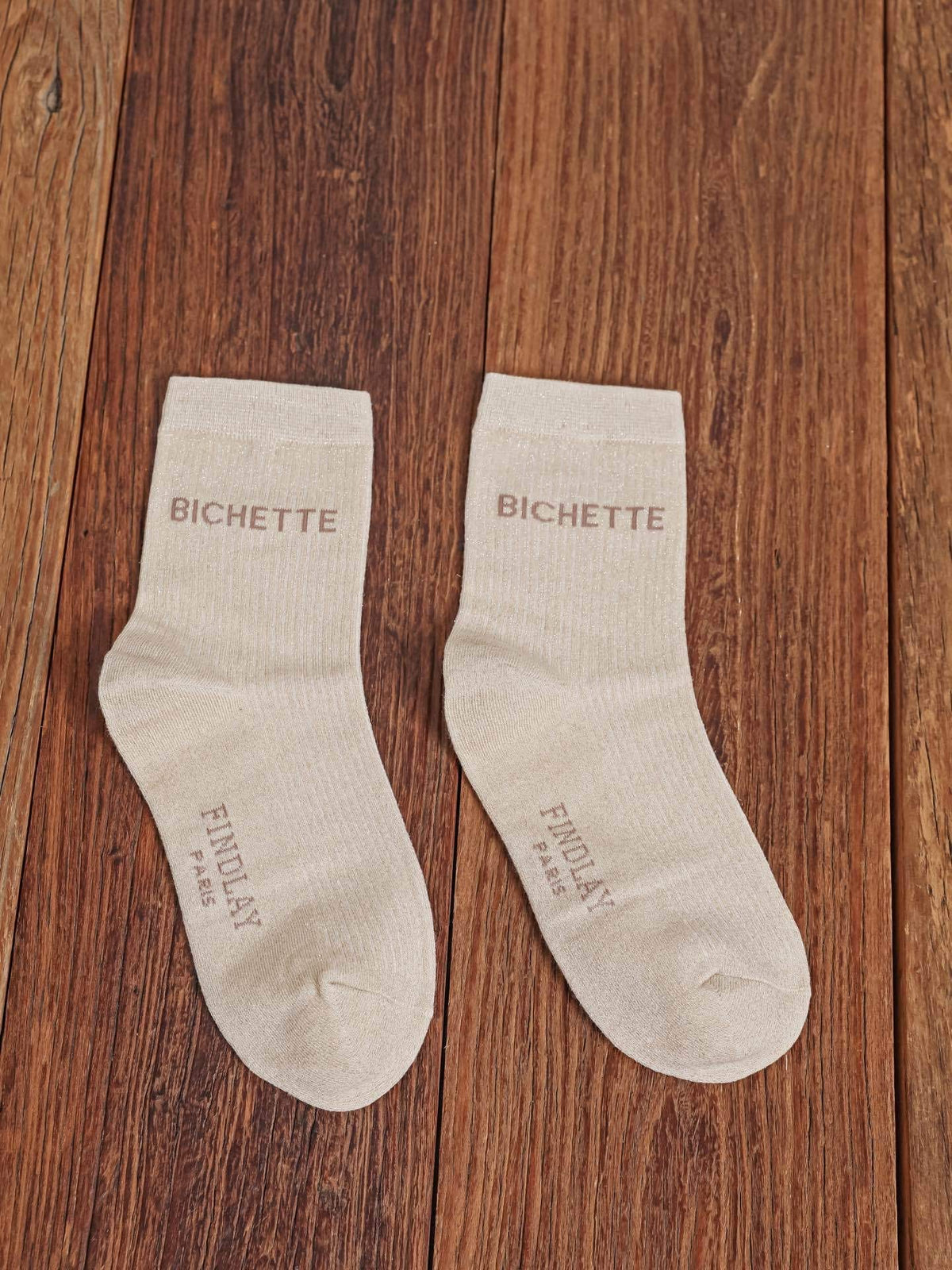 Chaussettes paillettes "Bichette"