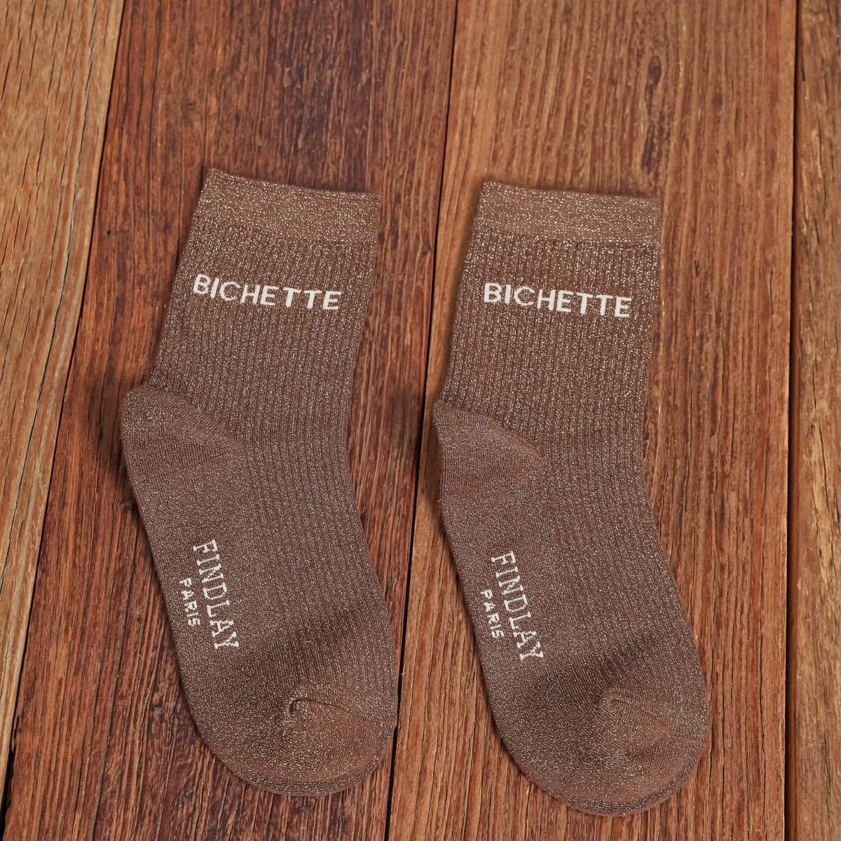 Chaussettes paillettes "Bichette"
