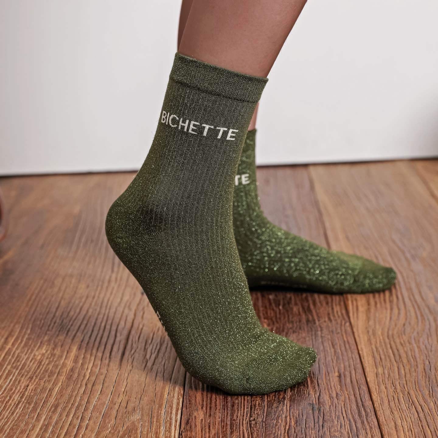 Chaussettes paillettes "Bichette"