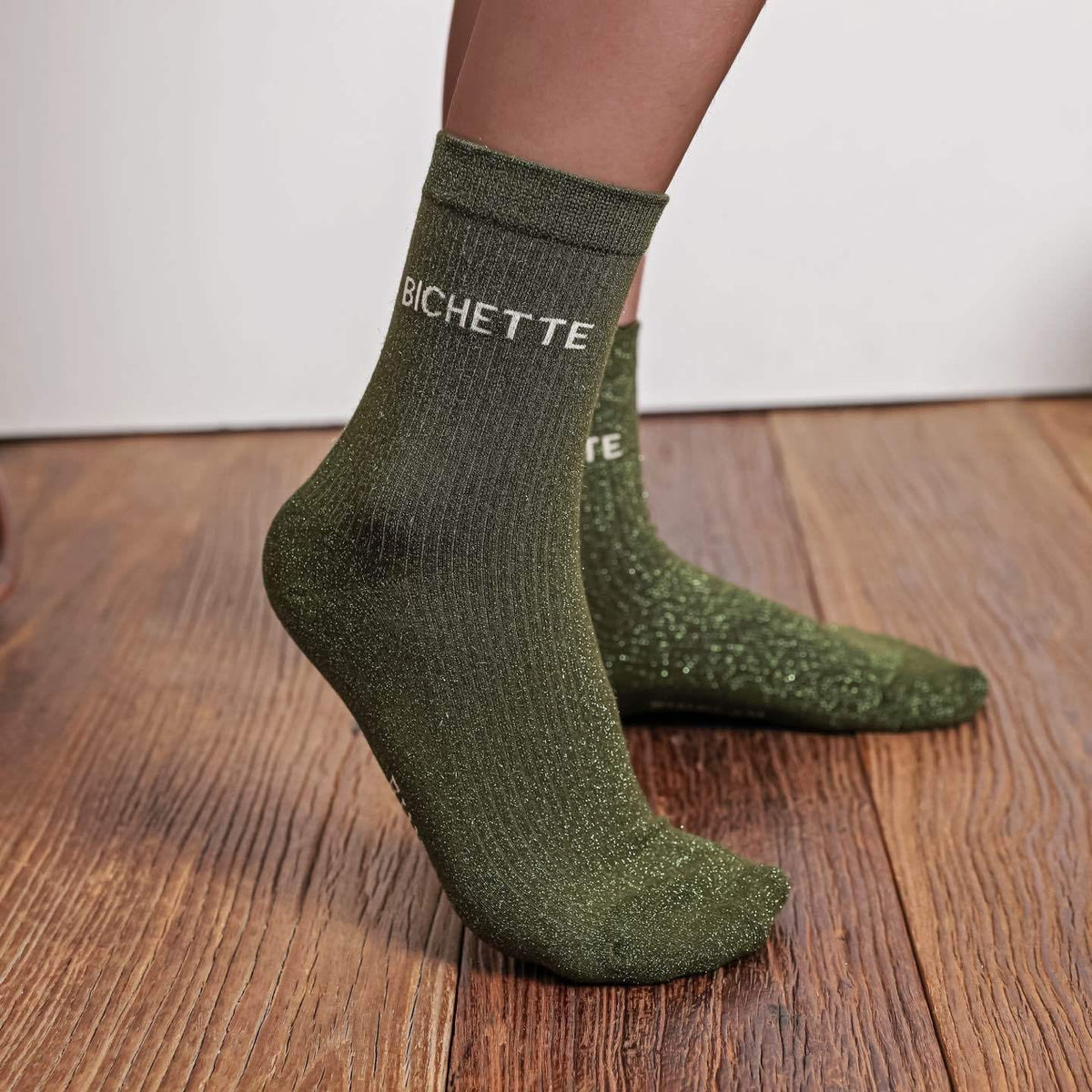 Chaussettes paillettes "Bichette"