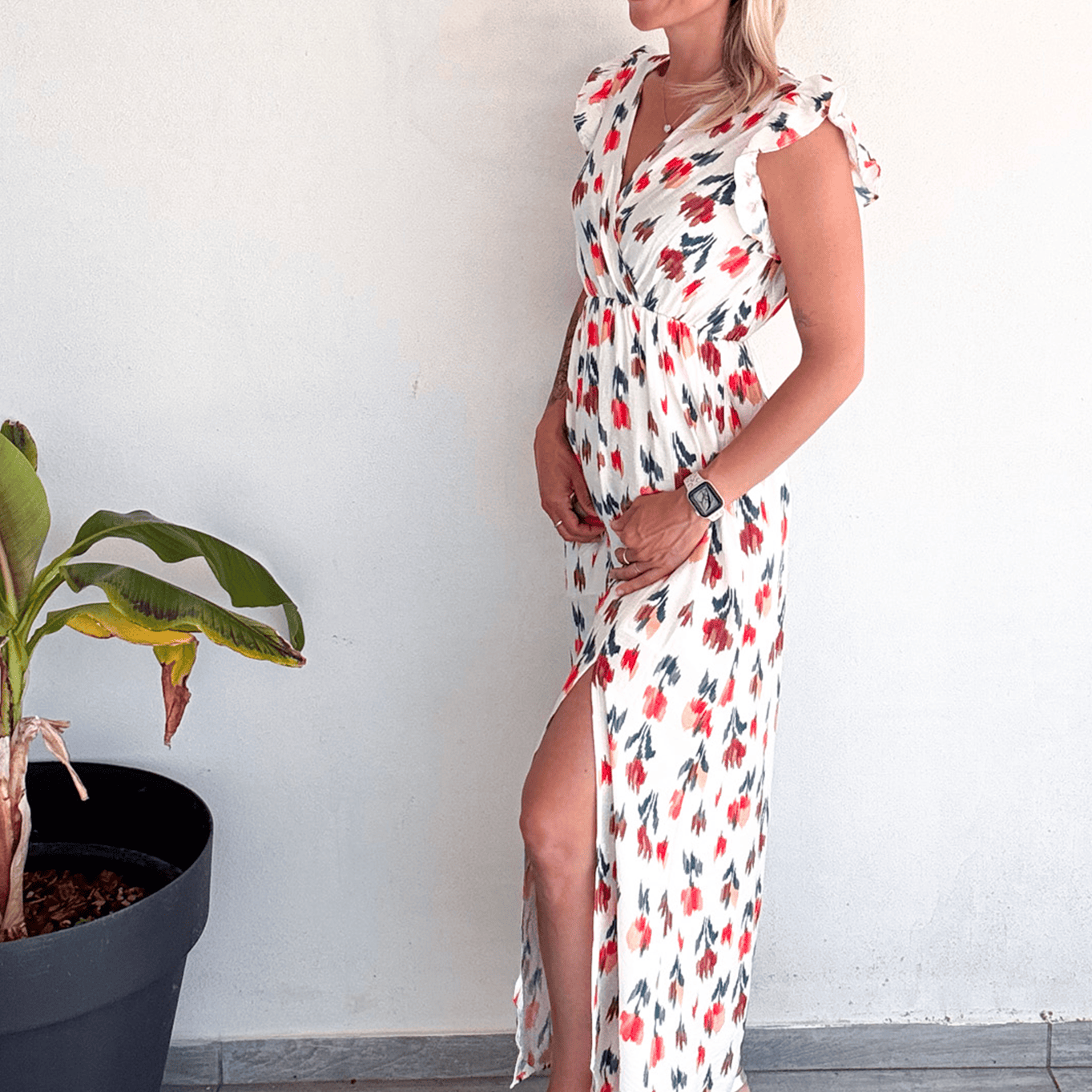 Robe longue blanche la boutique de lydie