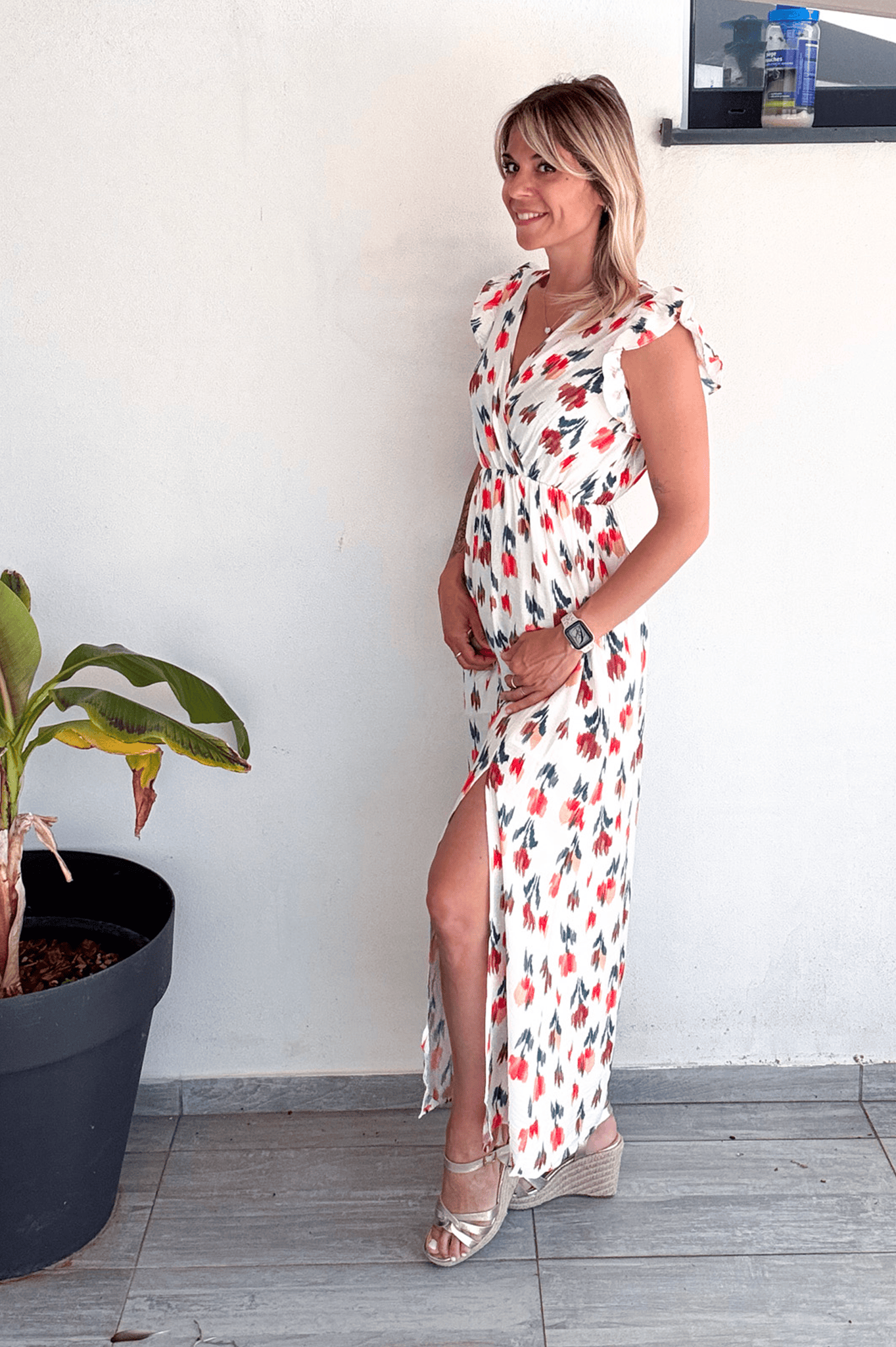 Robe longue blanche la boutique de lydie