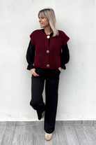Pantalon fluide Wide leg noir,
