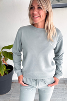 ensemble jogging femme vert d'eau