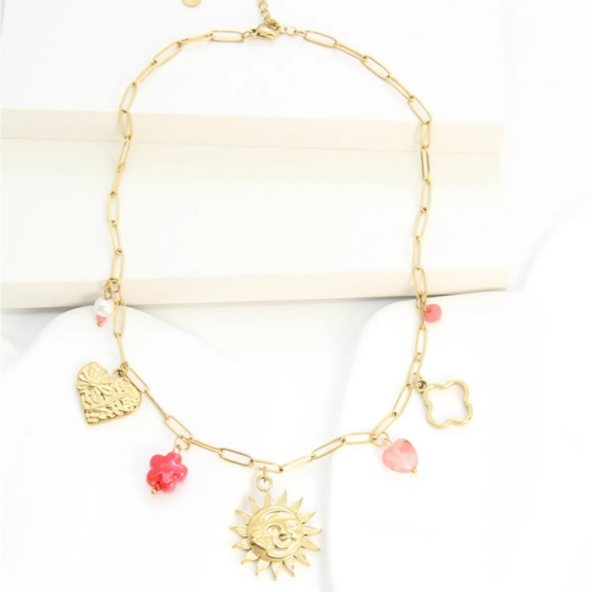 collier charms soleil