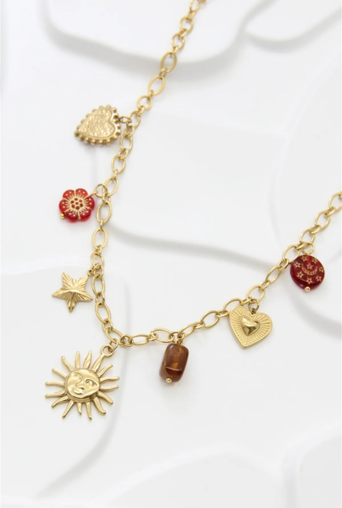 collier charms soleil